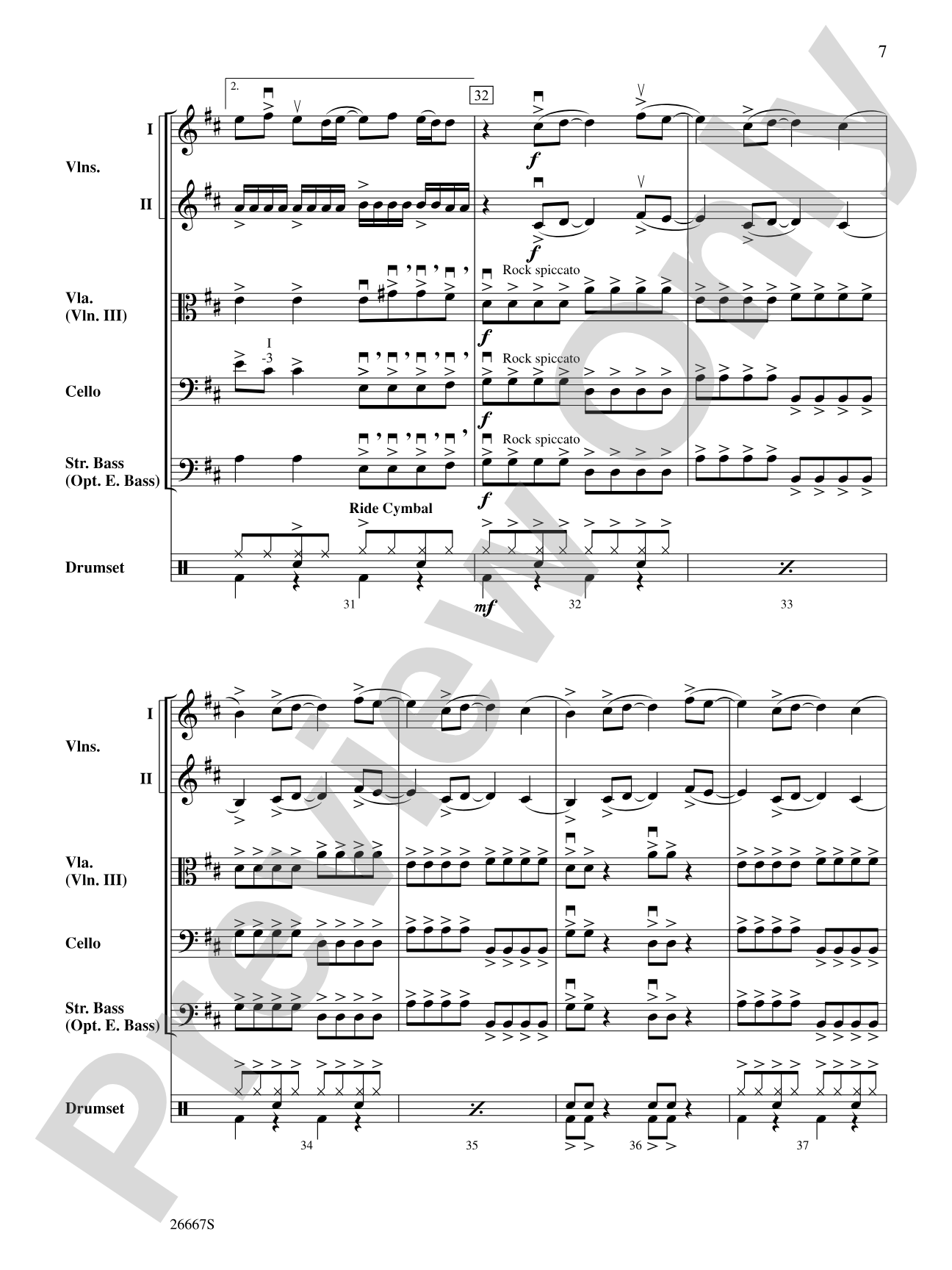 Boulevard of Broken Dreams: String Orchestra Conductor Score & Parts