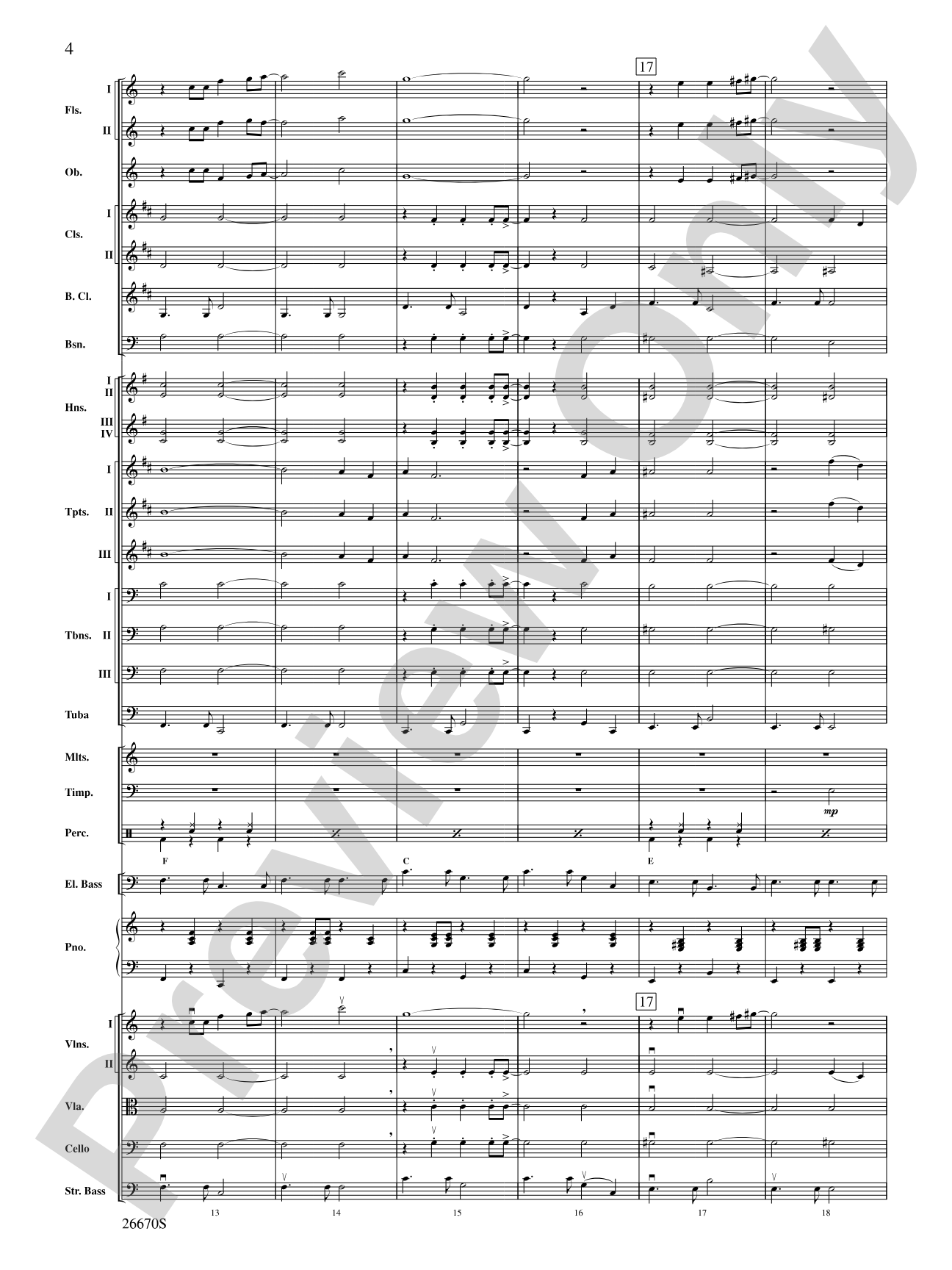 You're the One That I Want (from Grease): Full Orchestra Conductor Score & Parts