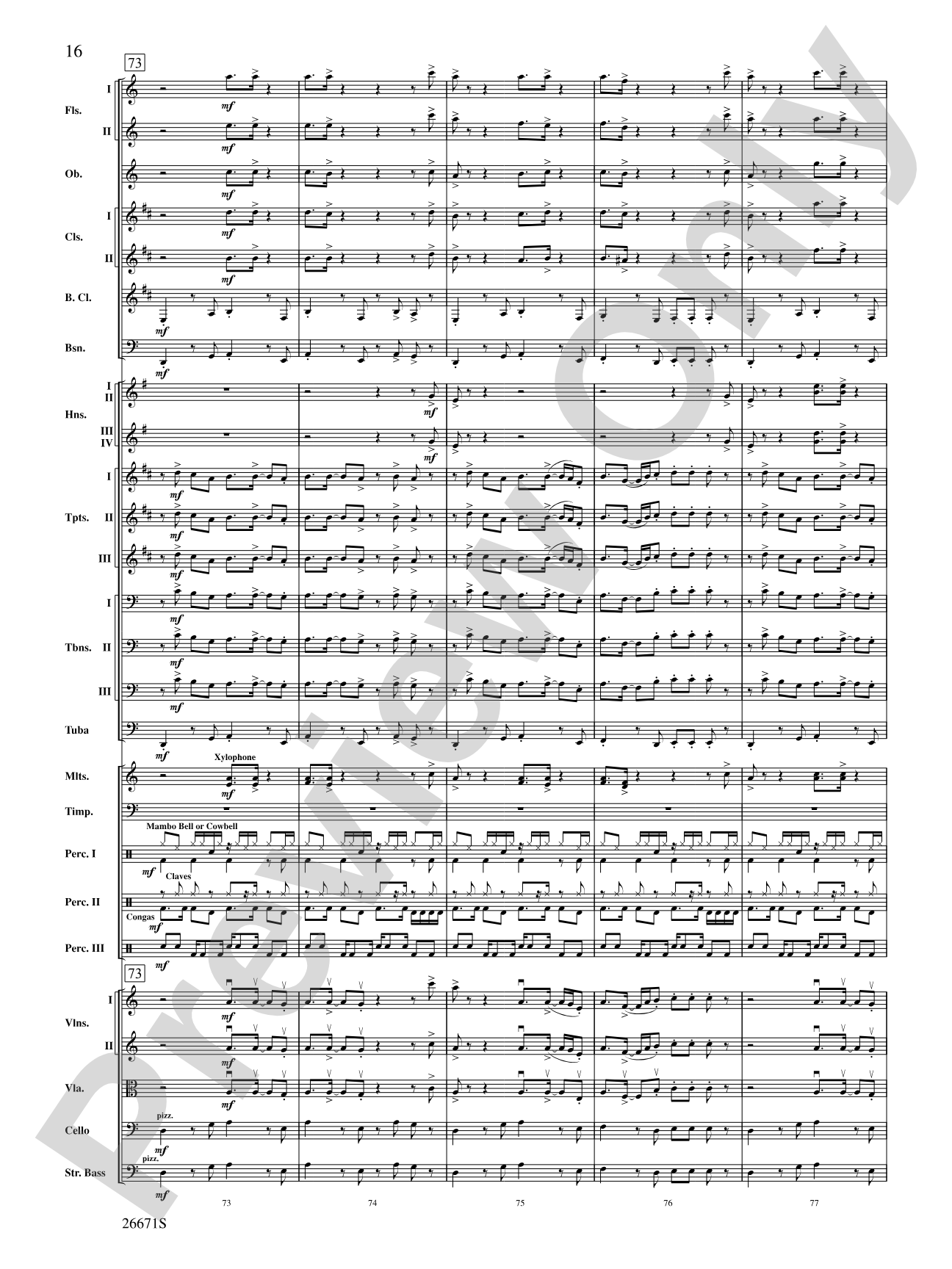 The Story of Mumble Happy Feet: Full Orchestra Conductor Score & Parts