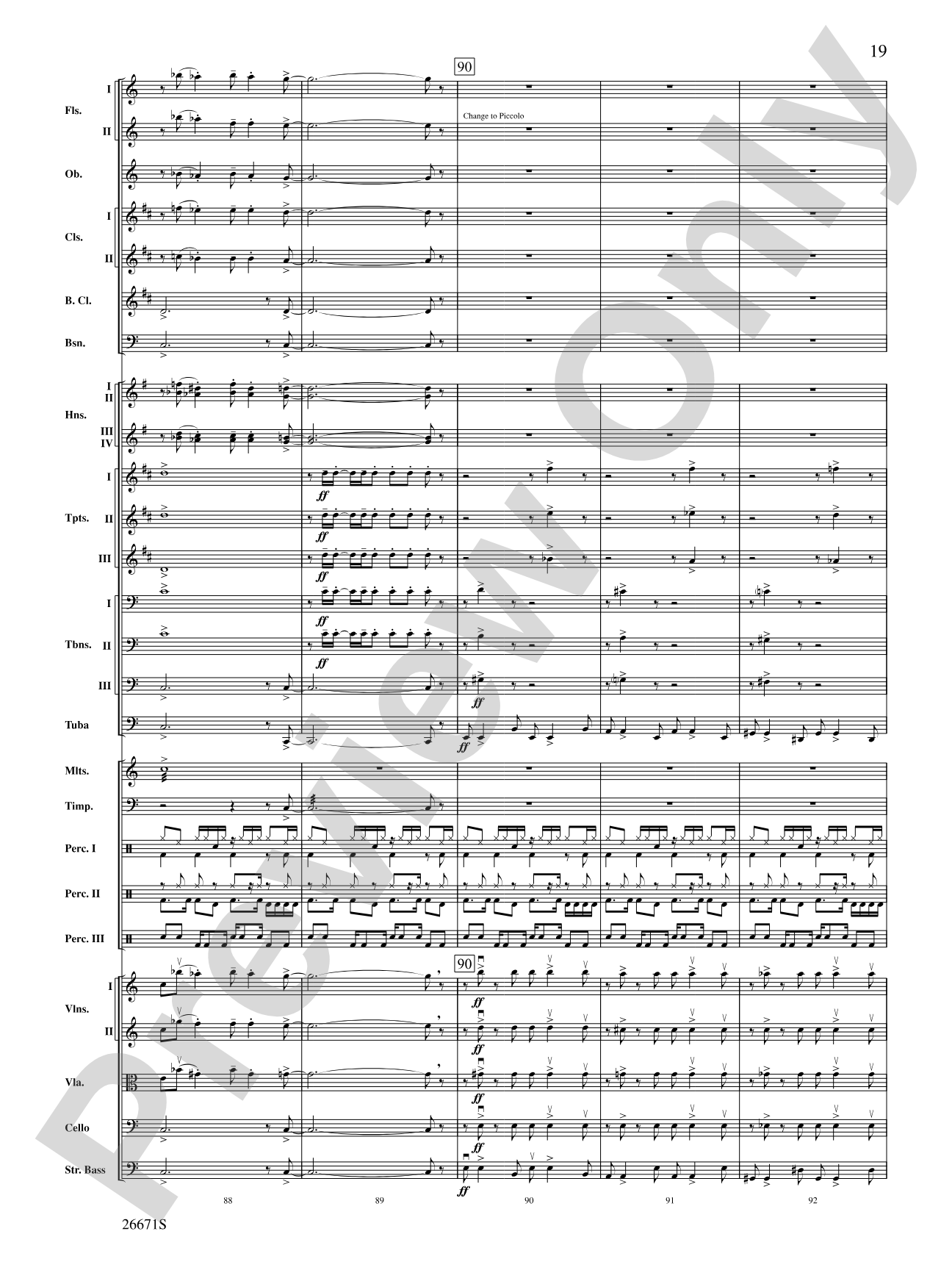 The Story of Mumble Happy Feet: Full Orchestra Conductor Score & Parts