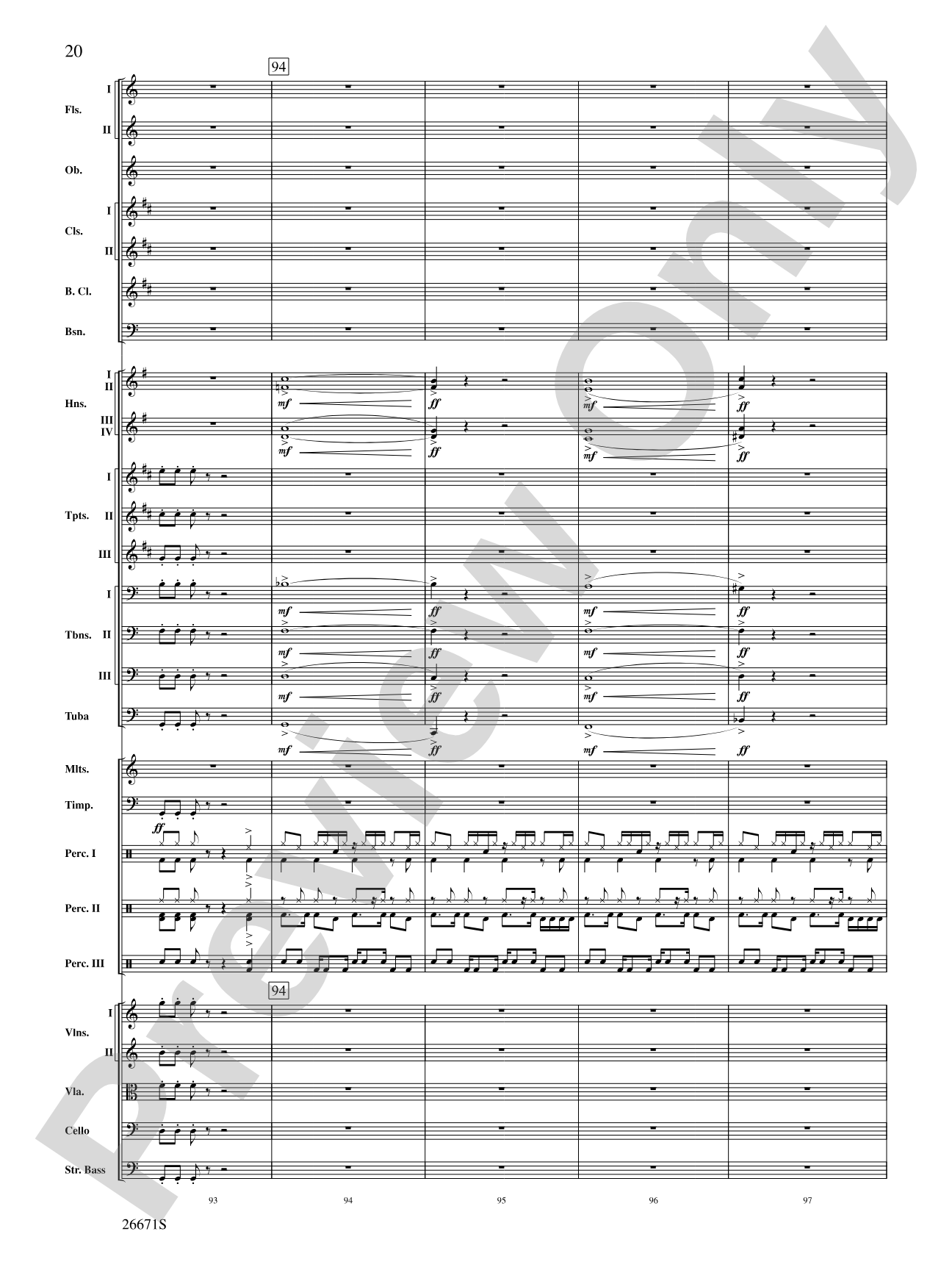 The Story of Mumble Happy Feet: Full Orchestra Conductor Score & Parts