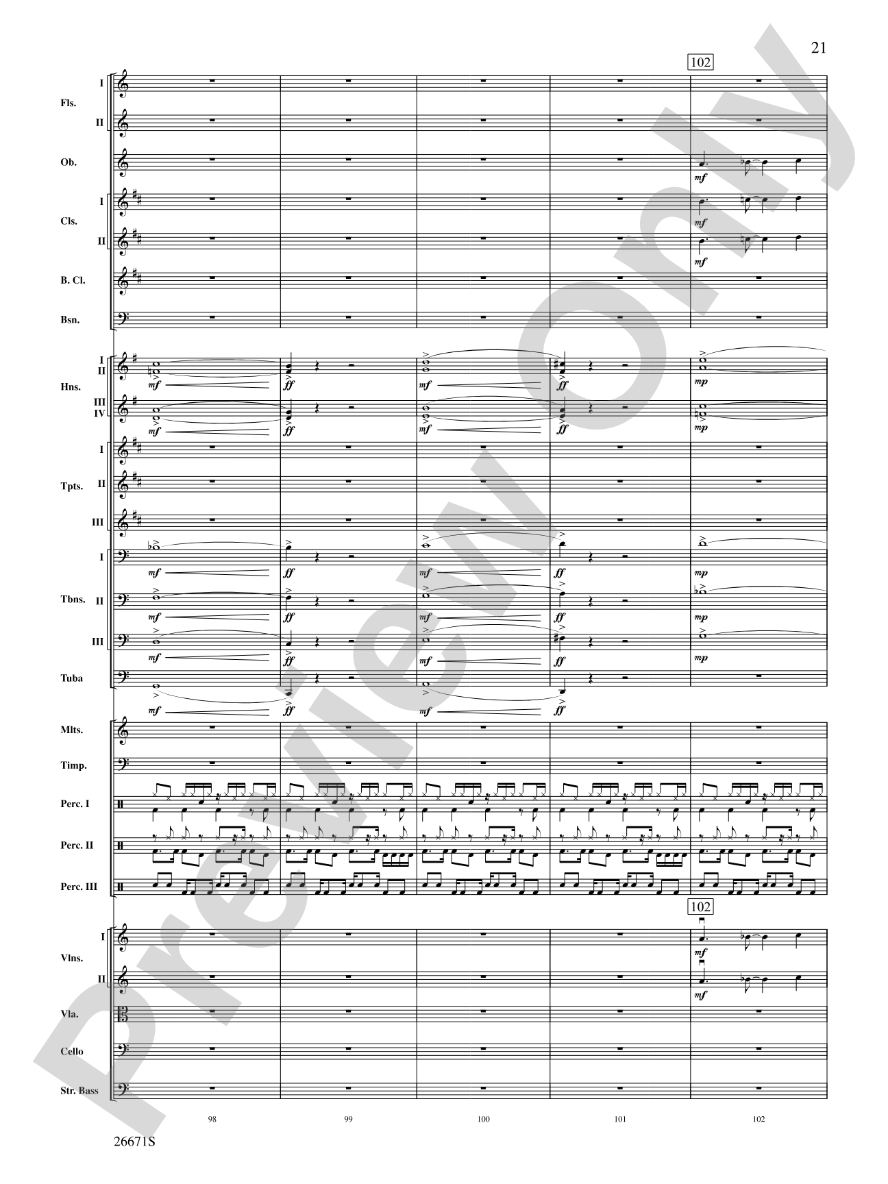 The Story of Mumble Happy Feet: Full Orchestra Conductor Score & Parts