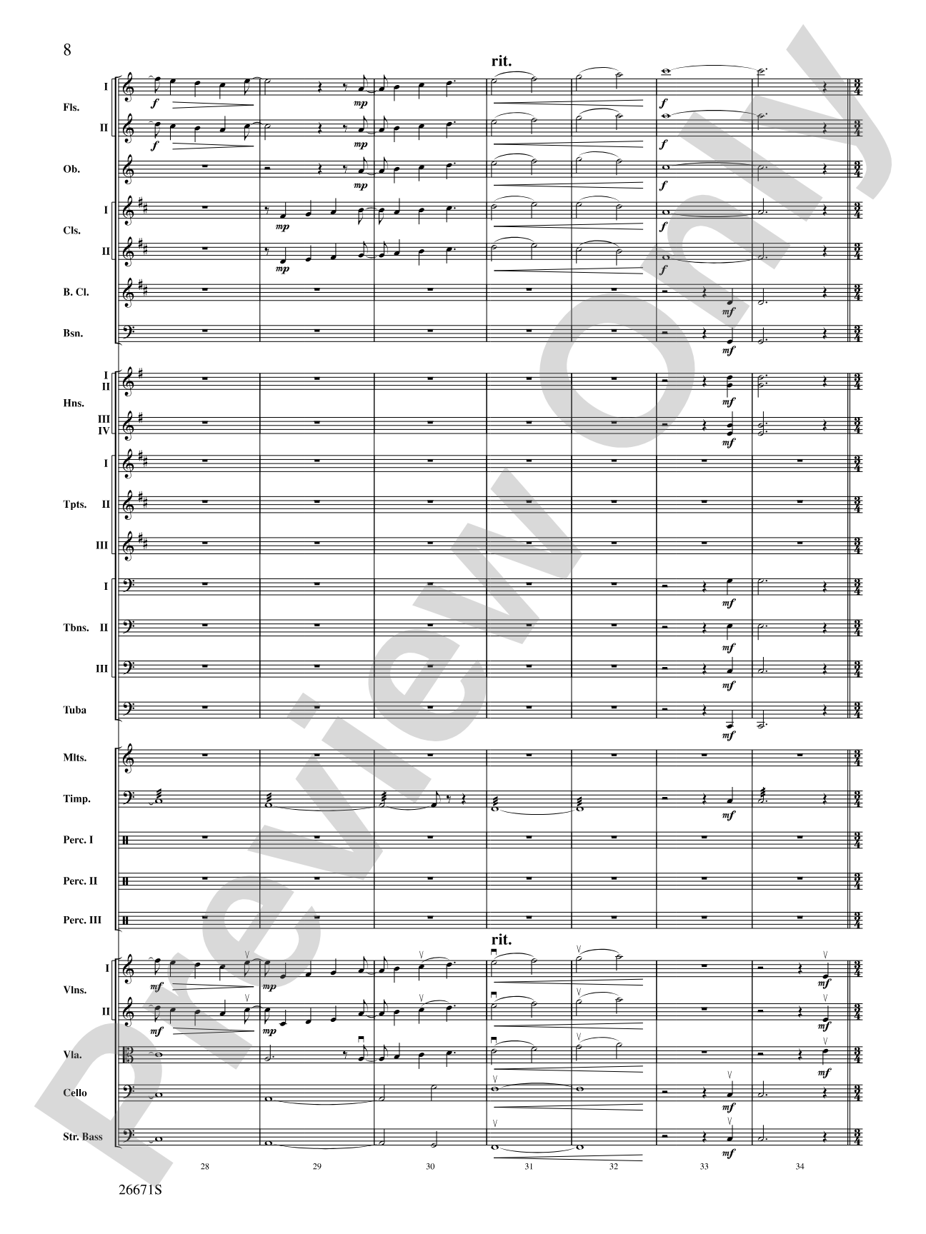 The Story of Mumble Happy Feet: Full Orchestra Conductor Score & Parts
