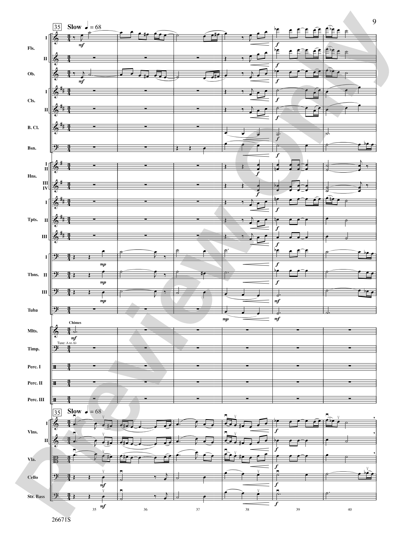 The Story of Mumble Happy Feet: Full Orchestra Conductor Score & Parts