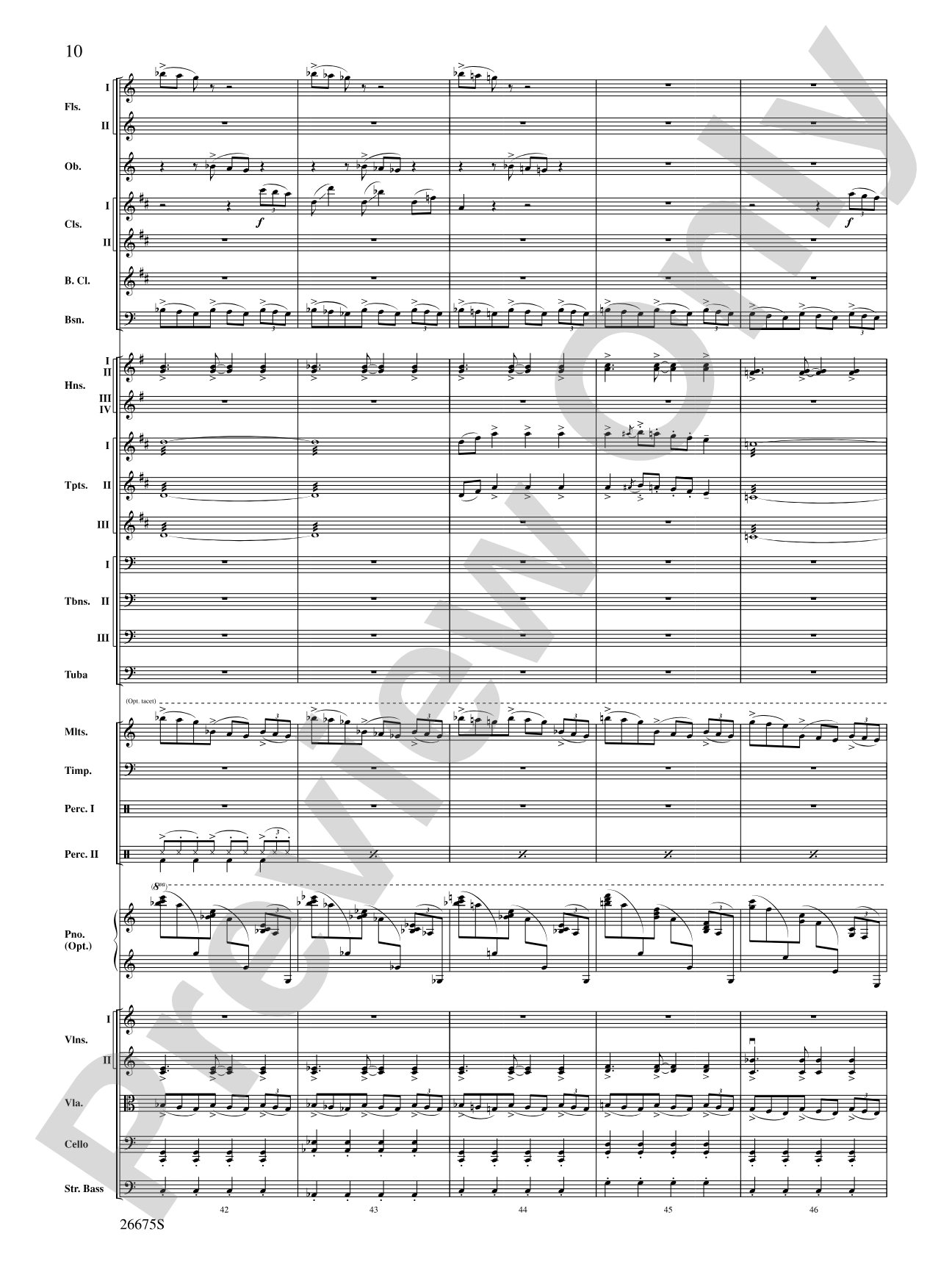 Rhapsody in Blue: Score