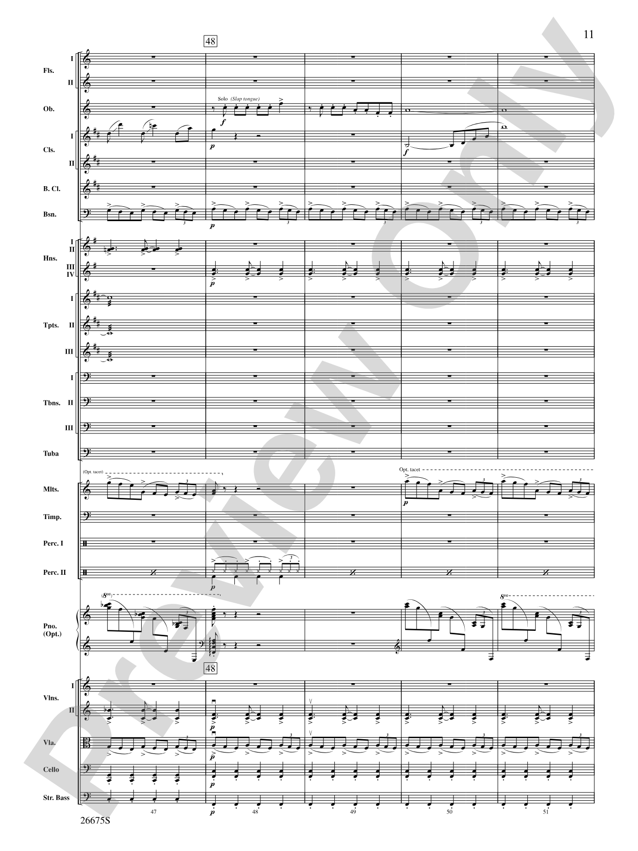 Rhapsody in Blue: Score