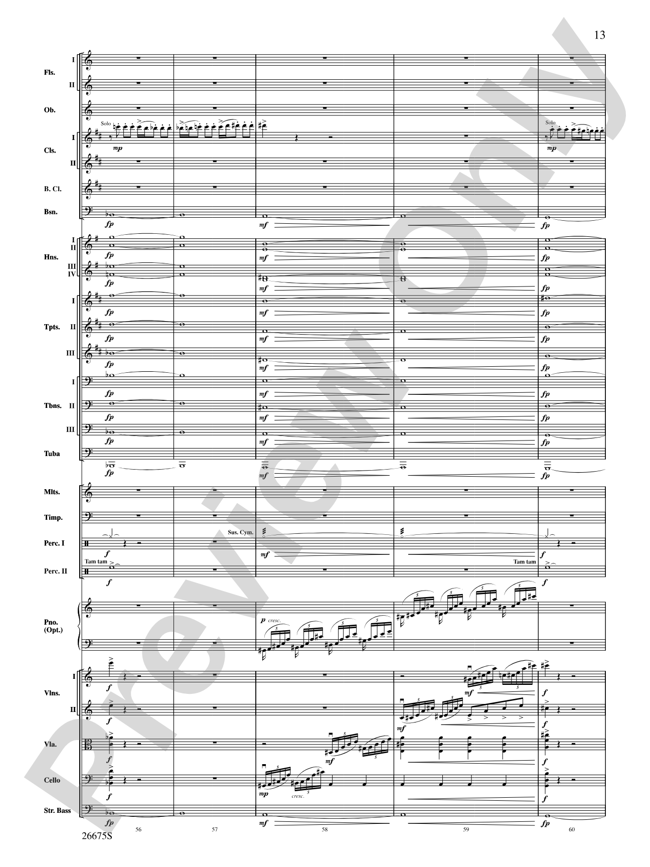 Rhapsody in Blue: Score
