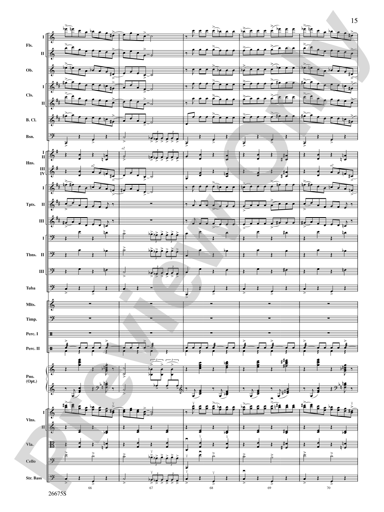 Rhapsody in Blue: Score