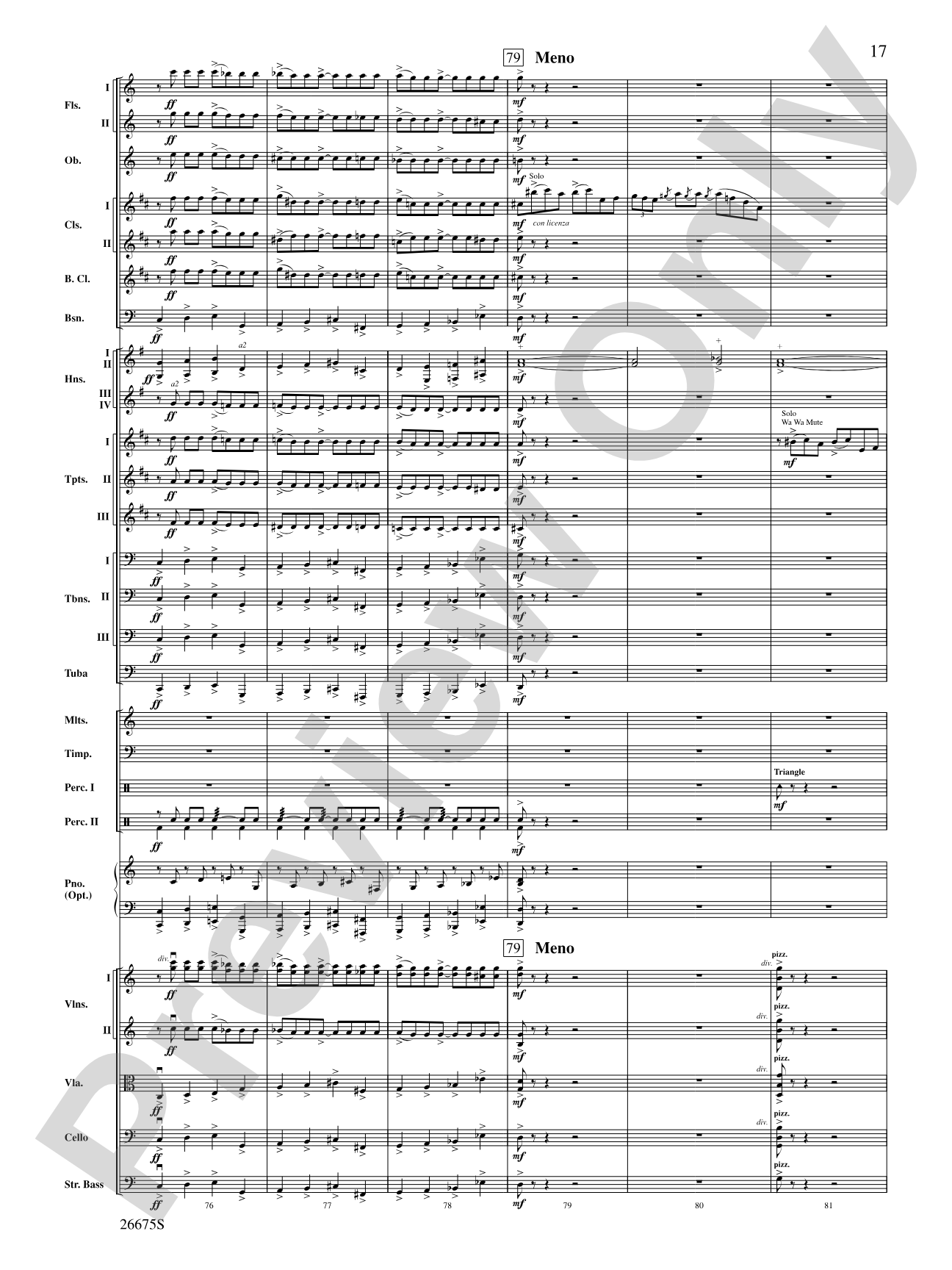Rhapsody in Blue: Score