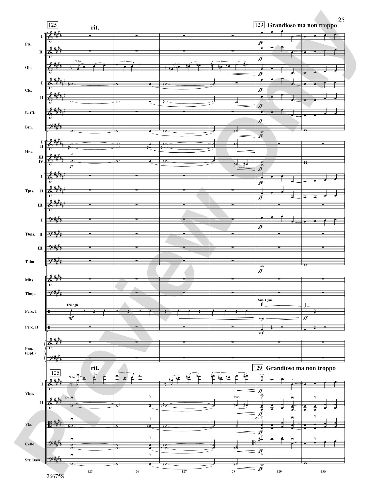 Rhapsody in Blue: Score