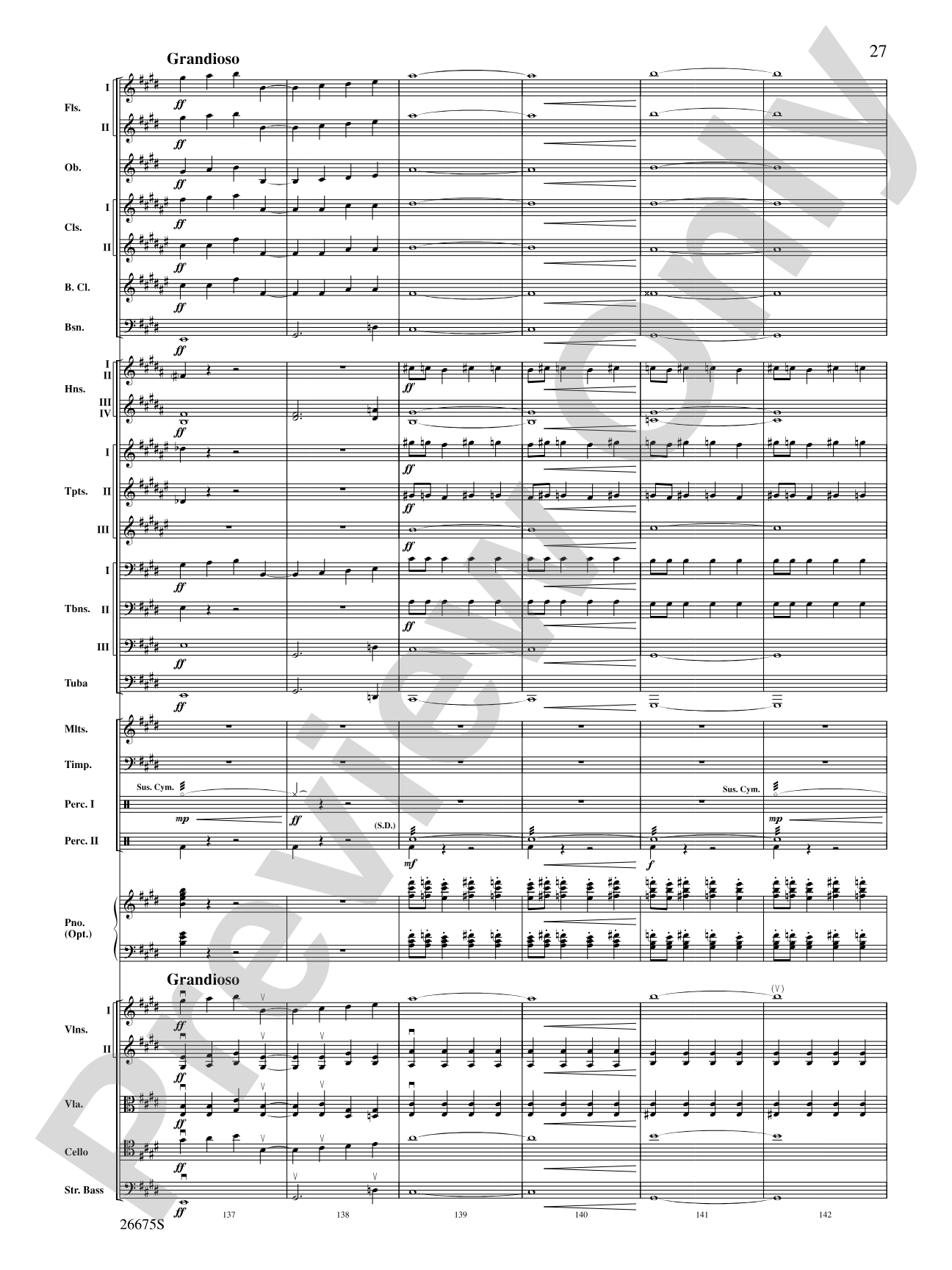 Rhapsody in Blue: Score