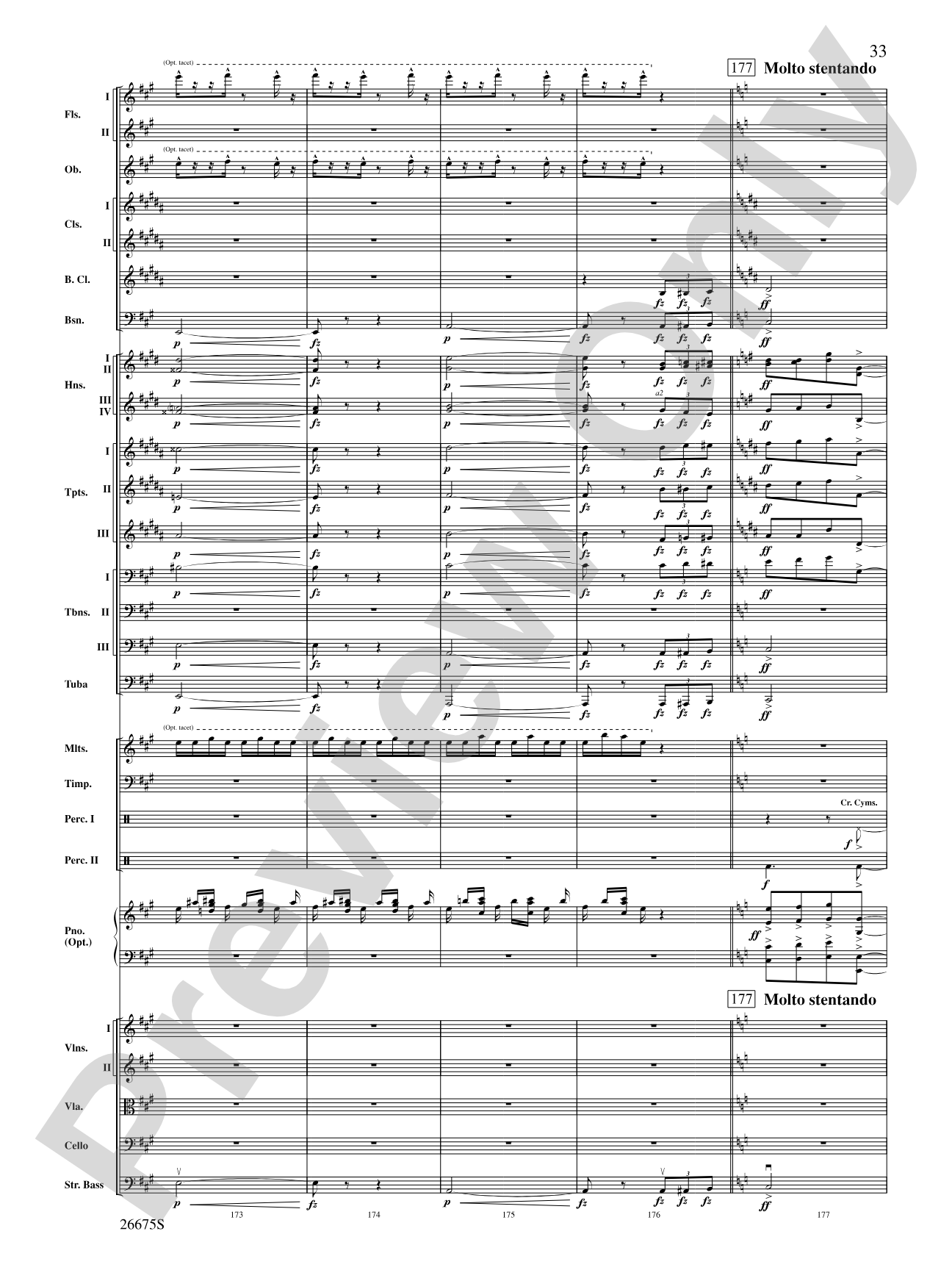 Rhapsody in Blue: Score