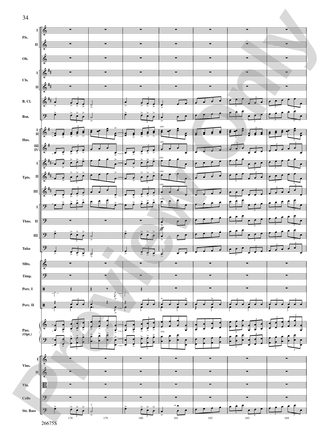 Rhapsody in Blue: Score