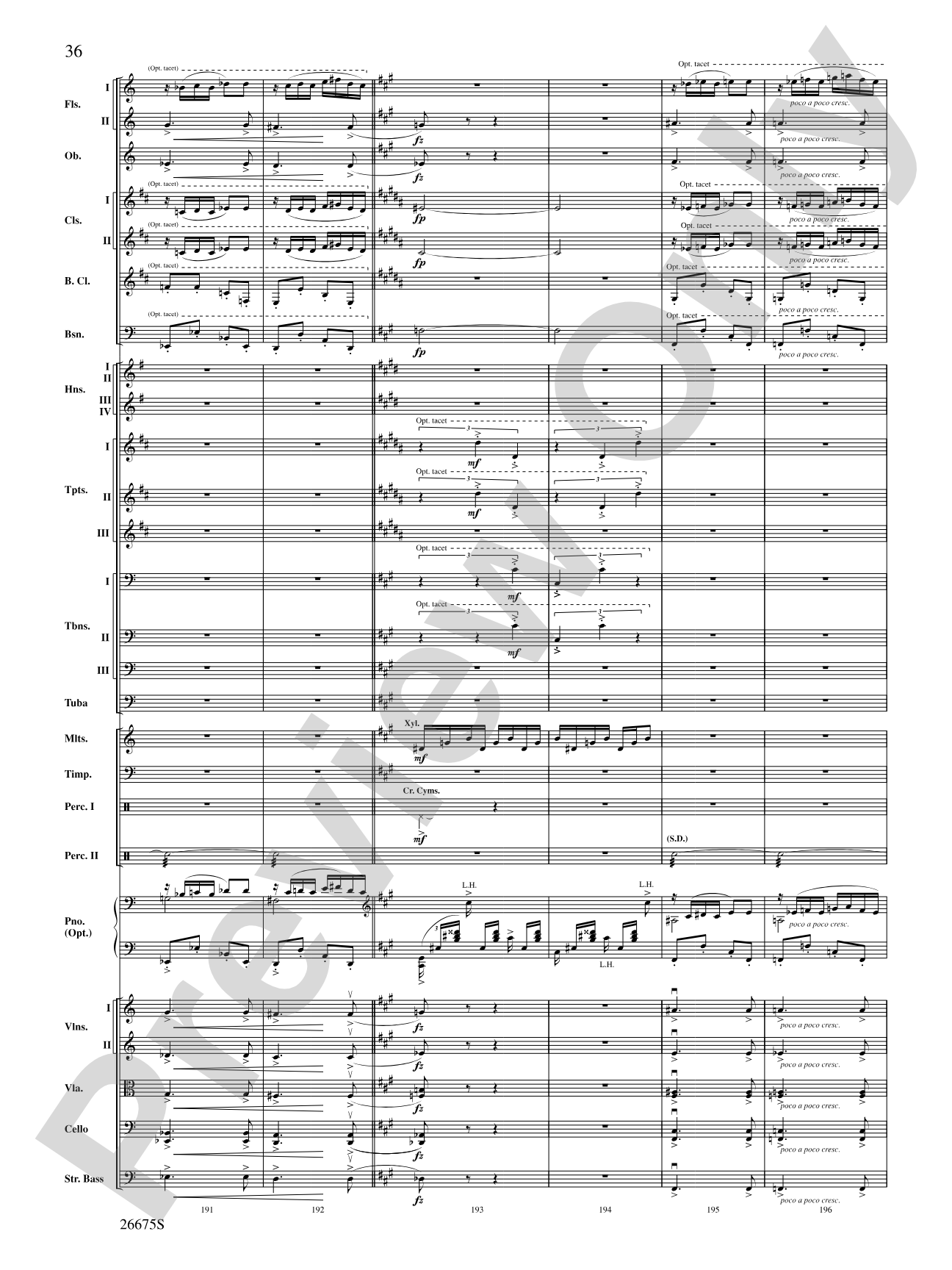 Rhapsody in Blue: Score