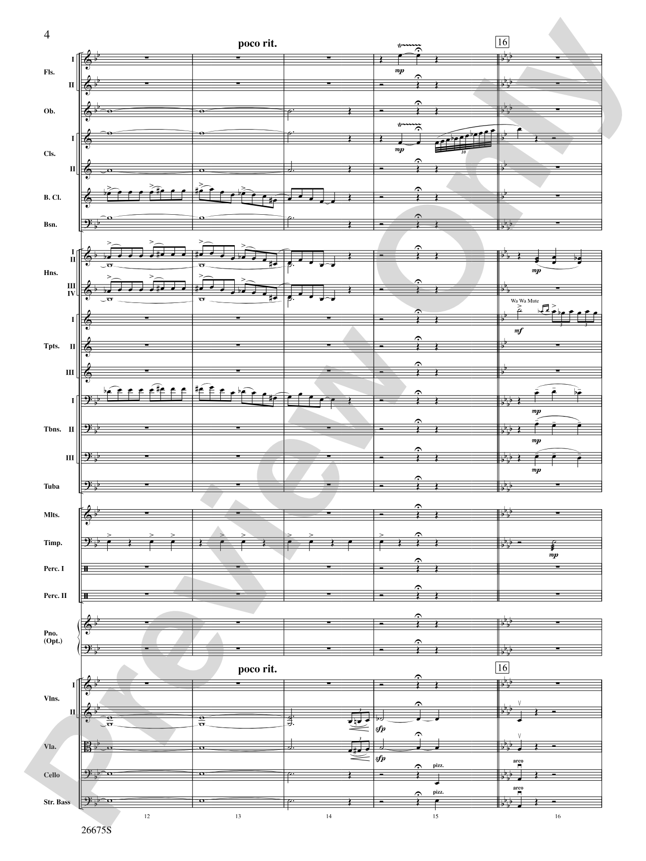 Rhapsody in Blue: Score