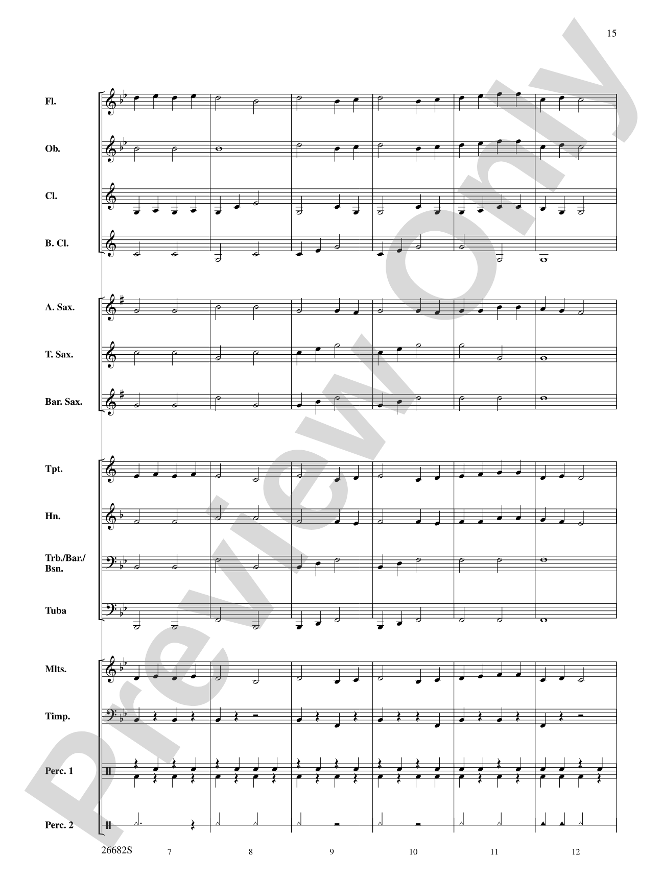 Belwin Very Beginning Band Kit #3: Concert Band Conductor Score & Parts