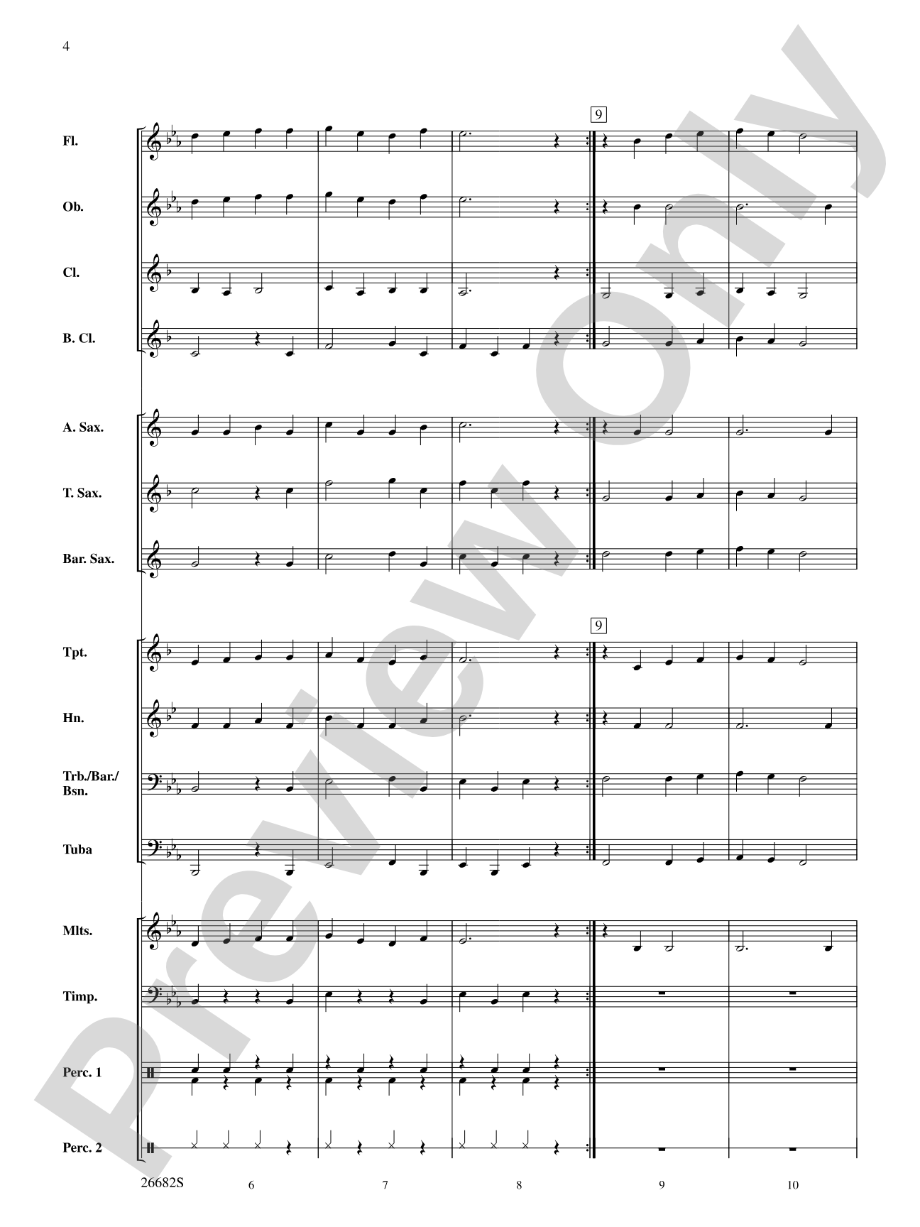 Belwin Very Beginning Band Kit #3: Concert Band Conductor Score & Parts