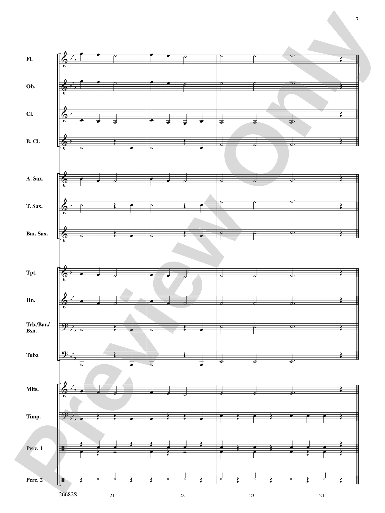 Belwin Very Beginning Band Kit #3: Concert Band Conductor Score & Parts