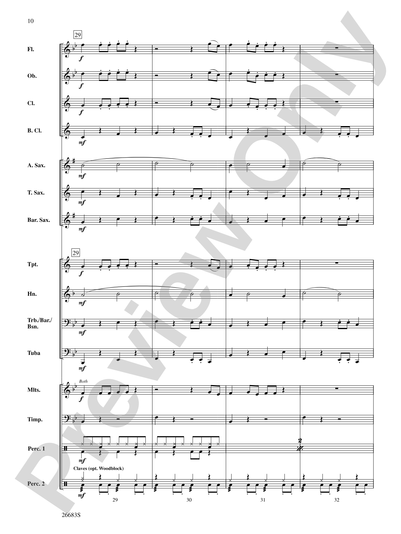 Guantanamera: Concert Band Conductor Score & Parts