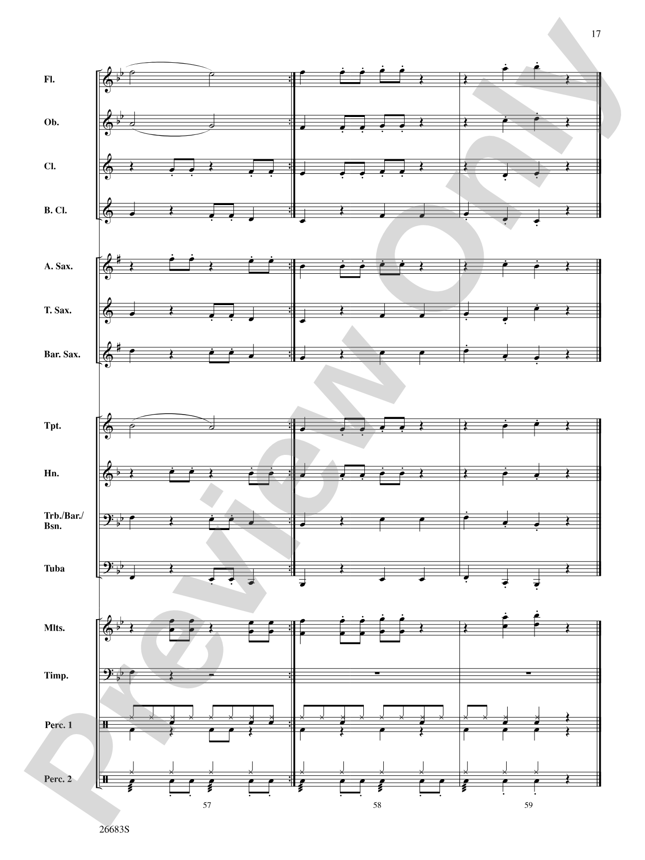Guantanamera: Concert Band Conductor Score & Parts