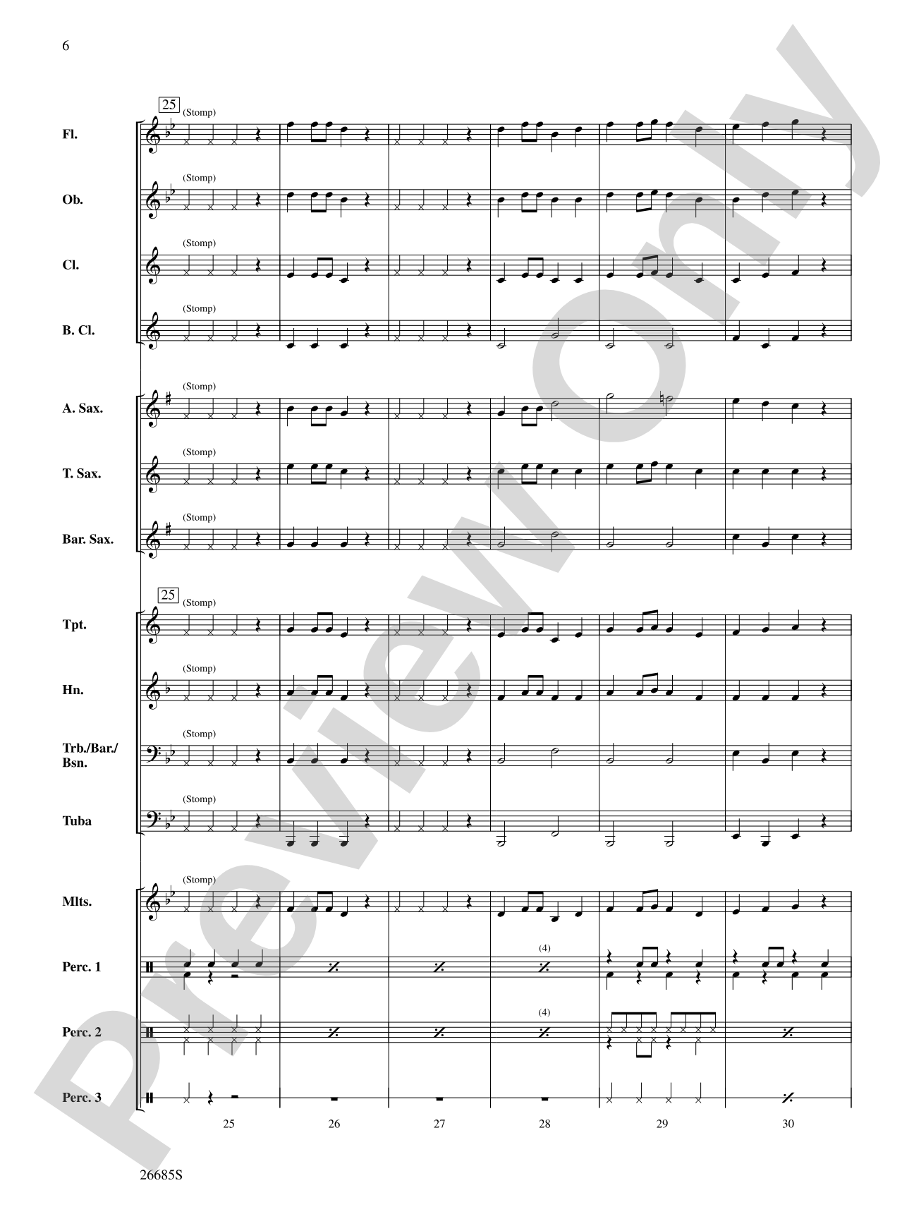 Stompin' on the Housetop: Concert Band Conductor Score & Parts