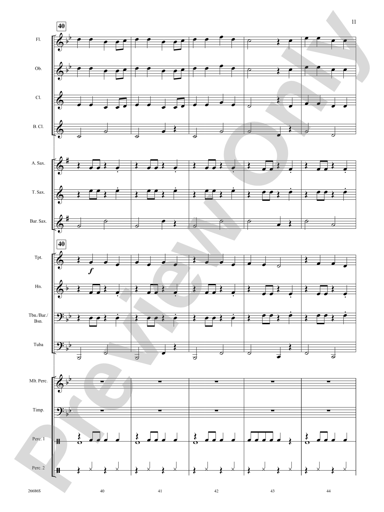 Folk Fest: Concert Band Conductor Score & Parts