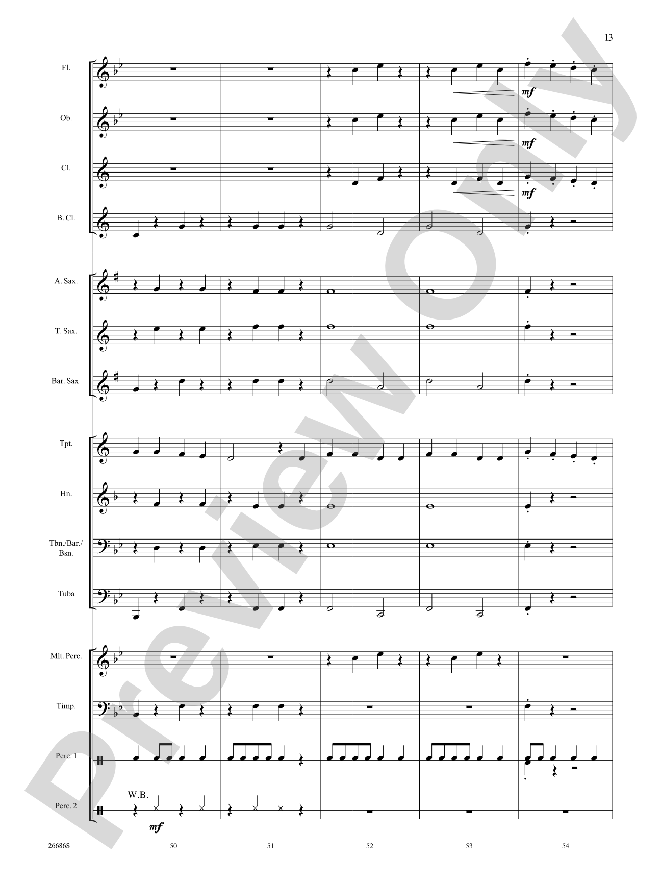 Folk Fest: Concert Band Conductor Score & Parts
