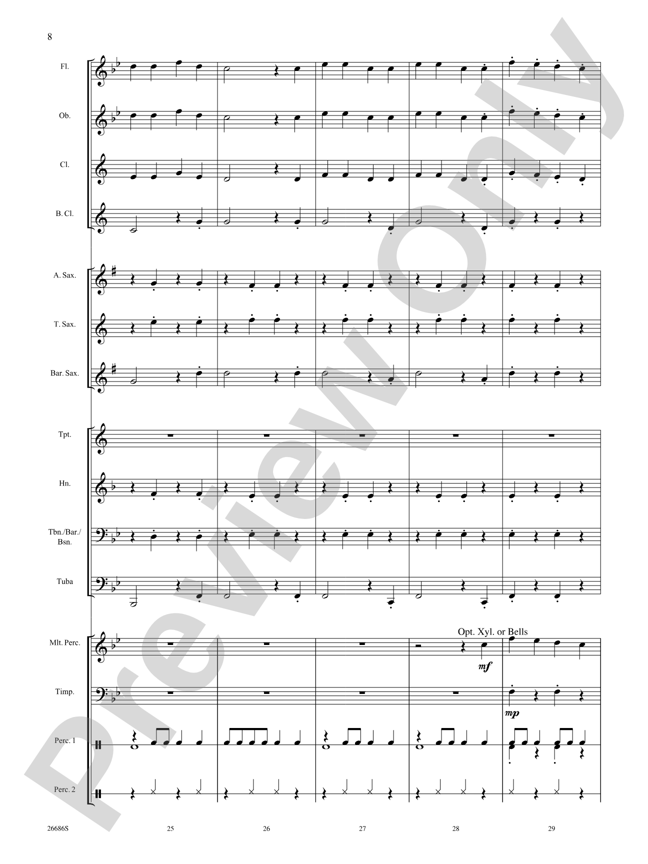 Folk Fest: Concert Band Conductor Score & Parts