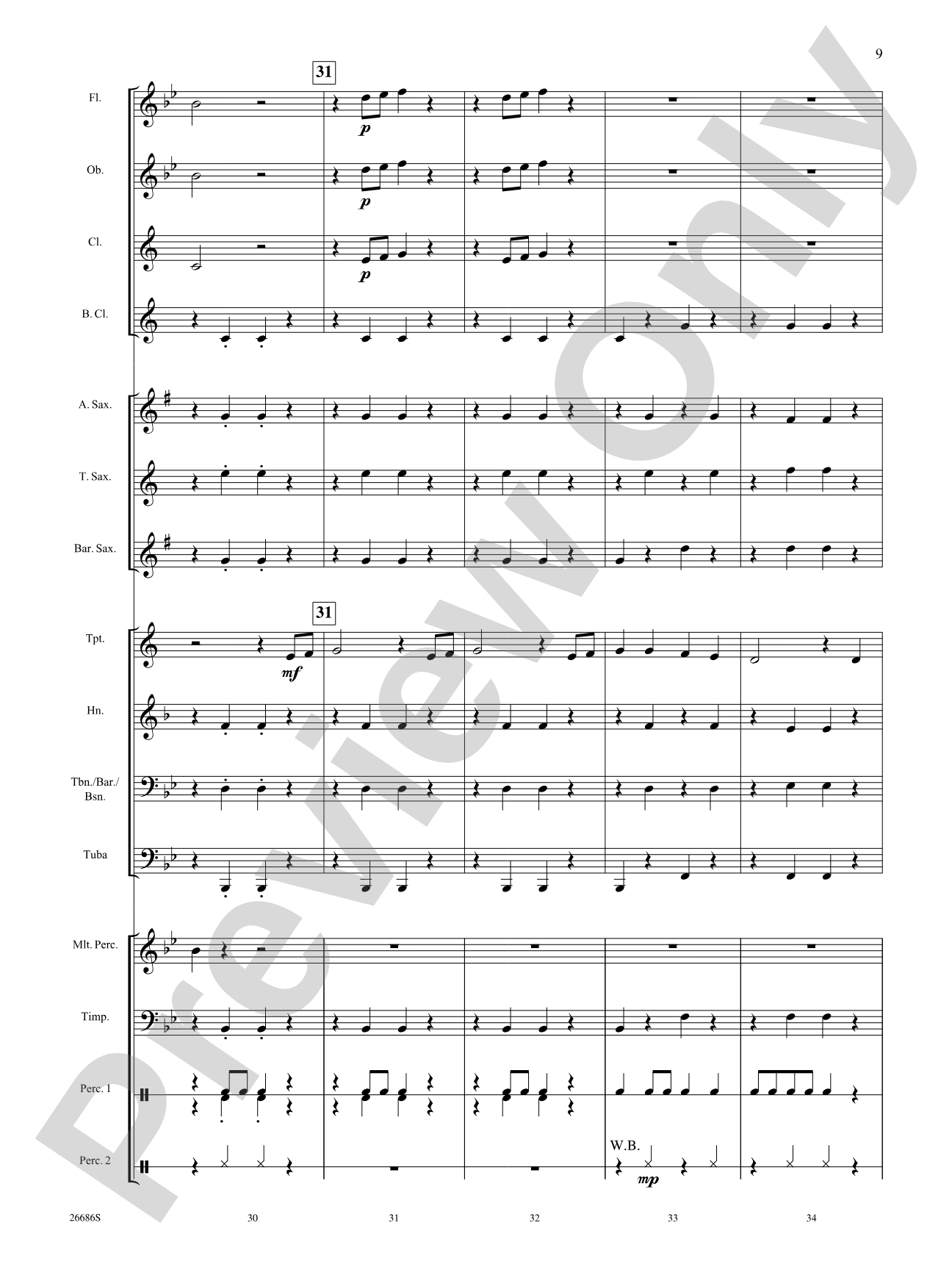 Folk Fest: Concert Band Conductor Score & Parts