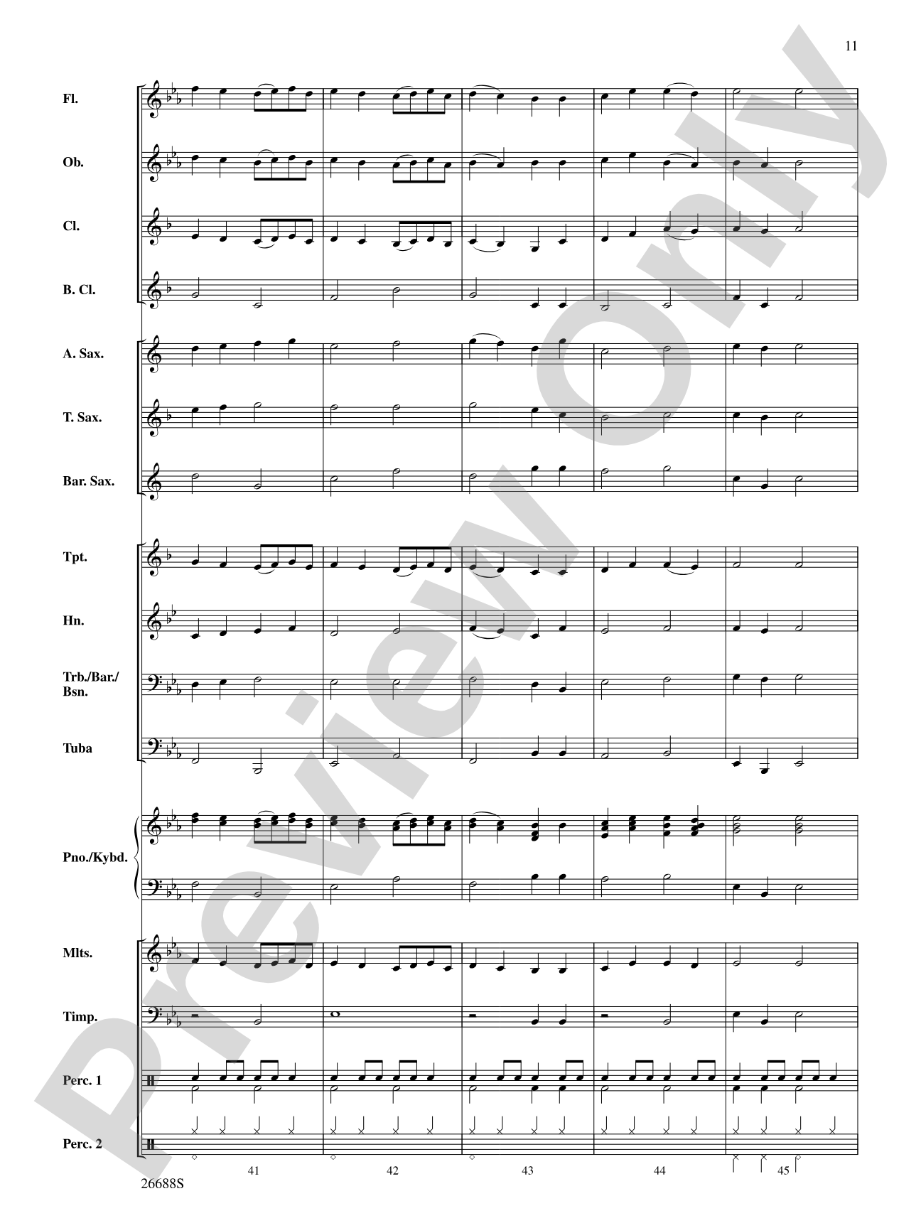 Ding Dong Merrily on High: Concert Band Conductor Score & Parts