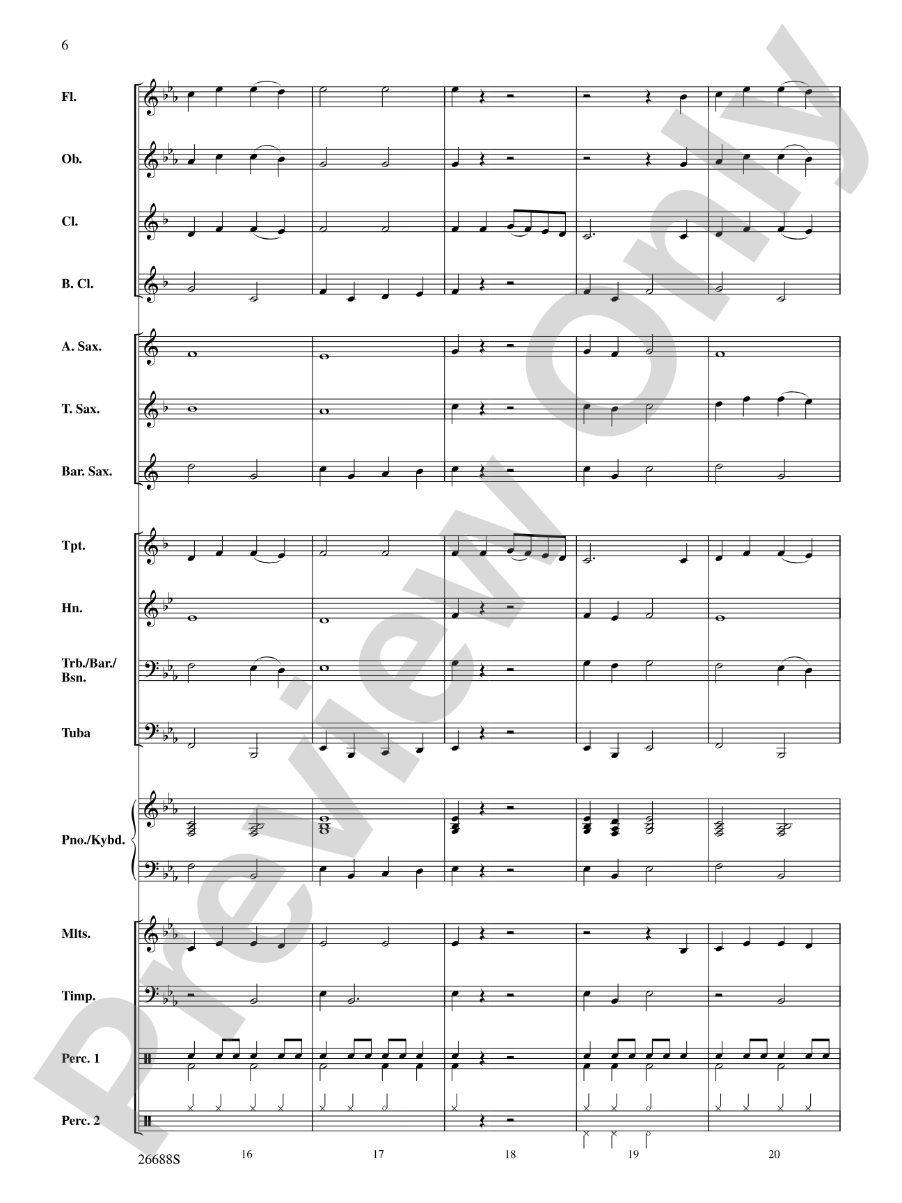 Ding Dong Merrily on High: Concert Band Conductor Score & Parts