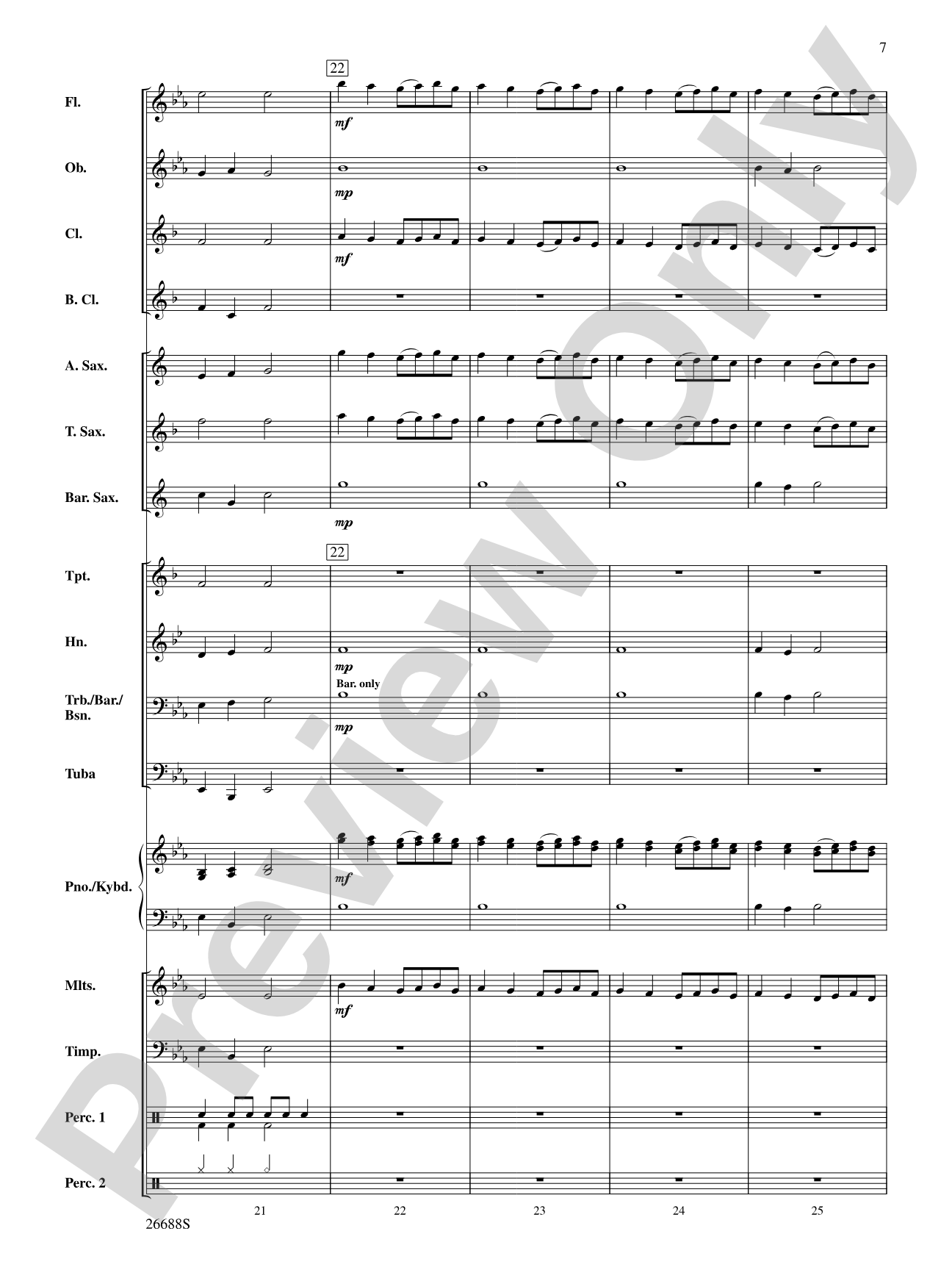 Ding Dong Merrily on High: Concert Band Conductor Score & Parts