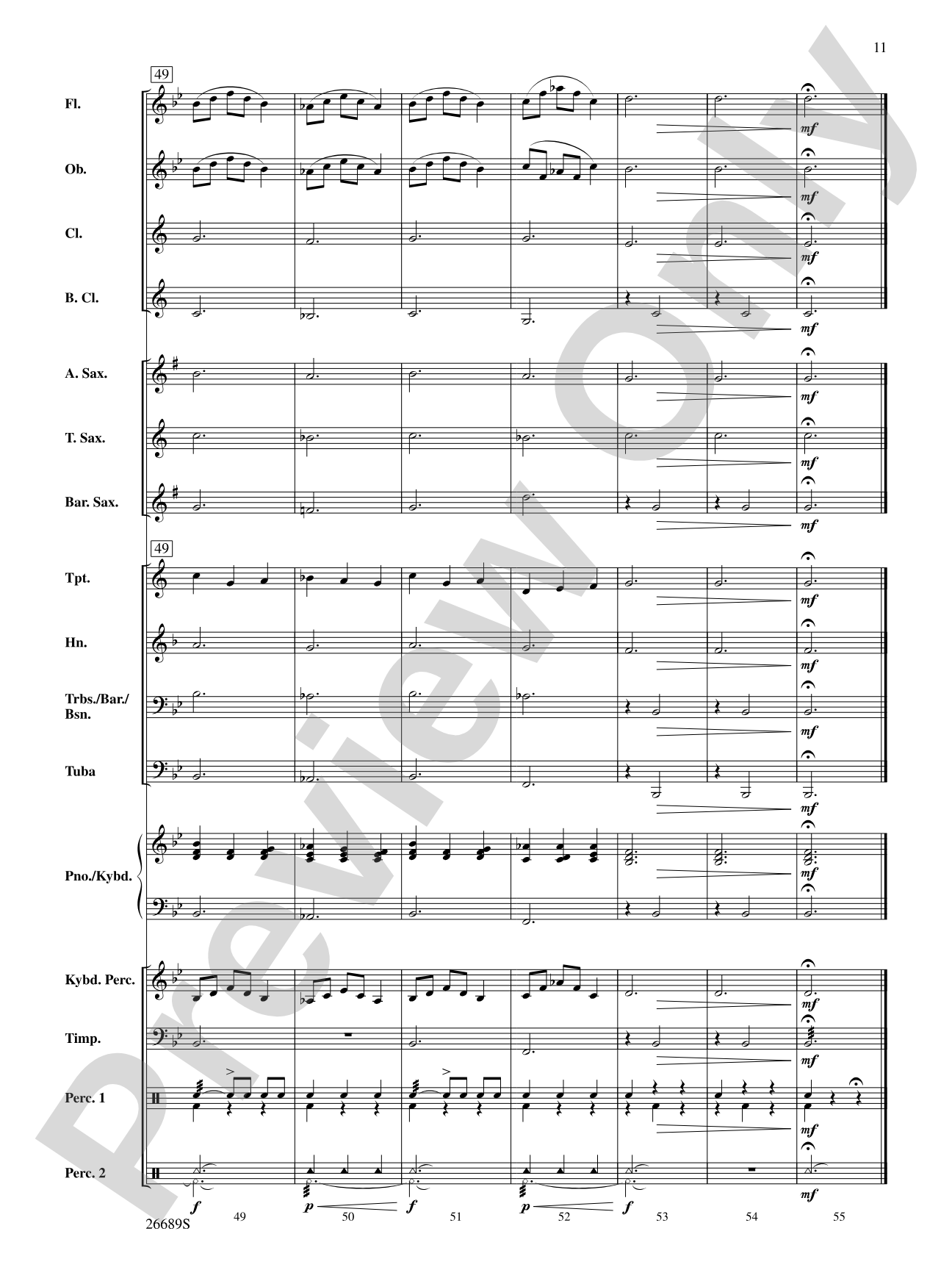 Jupiter (from The Planets): Concert Band Conductor Score & Parts