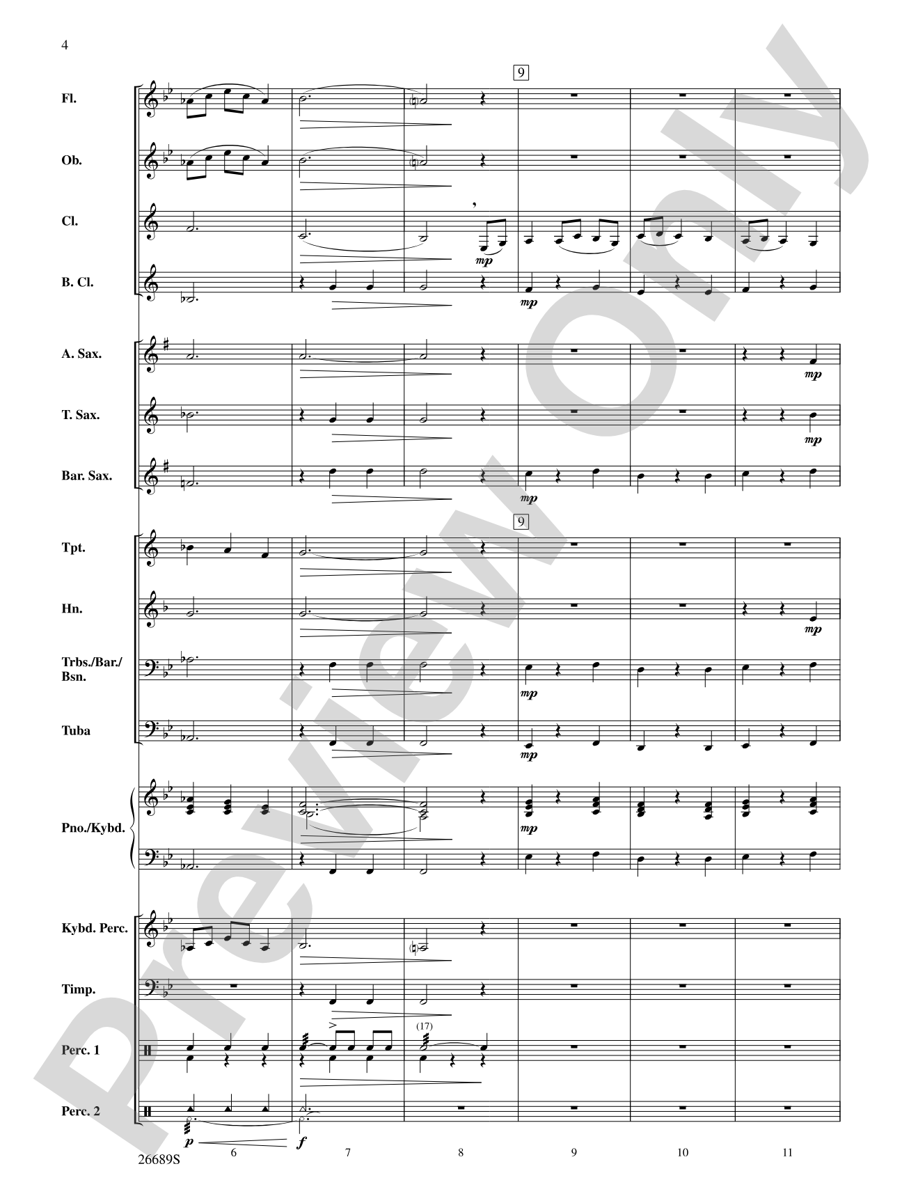 Jupiter (from The Planets): Concert Band Conductor Score & Parts