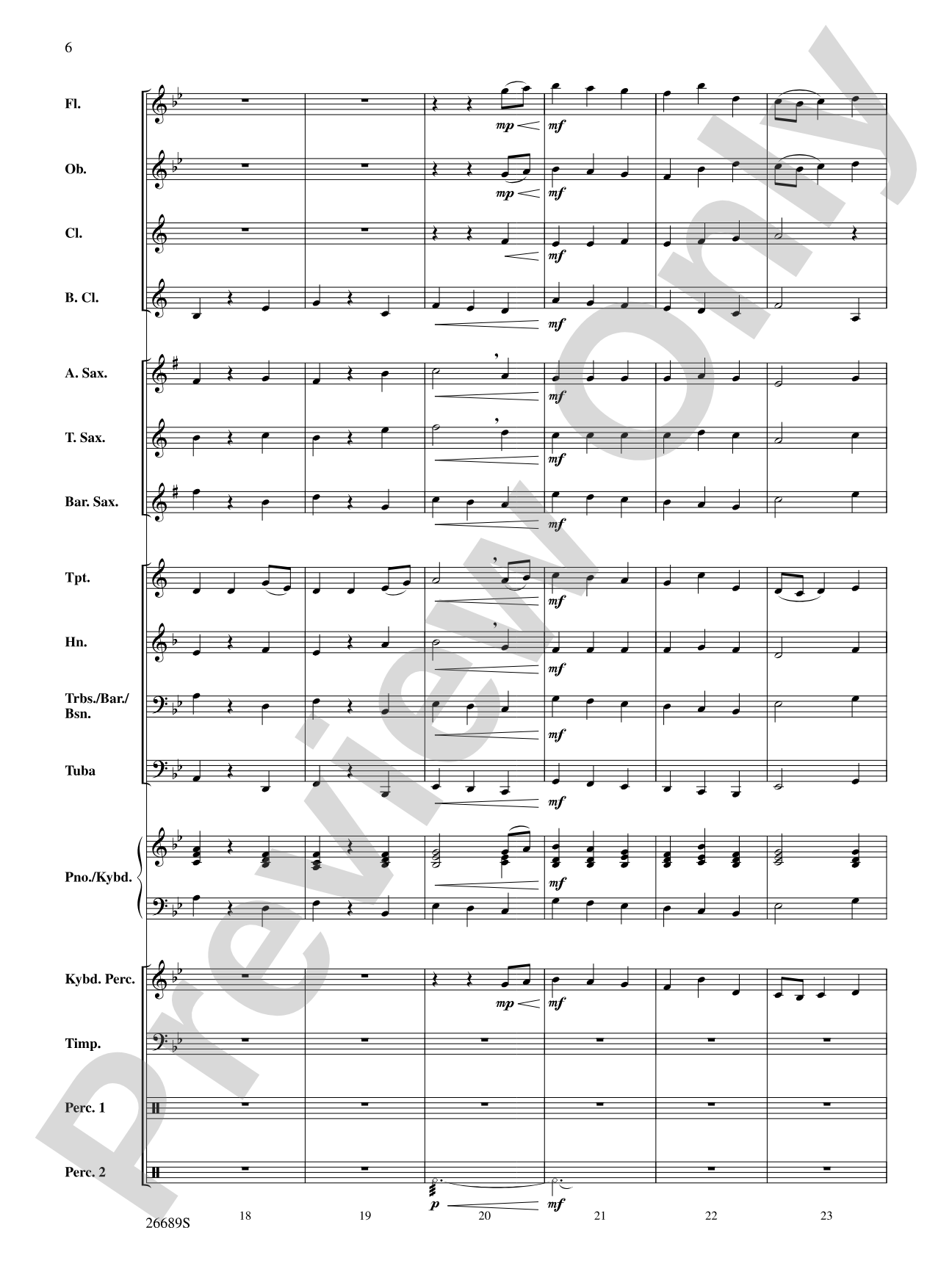 Jupiter (from The Planets): Concert Band Conductor Score & Parts
