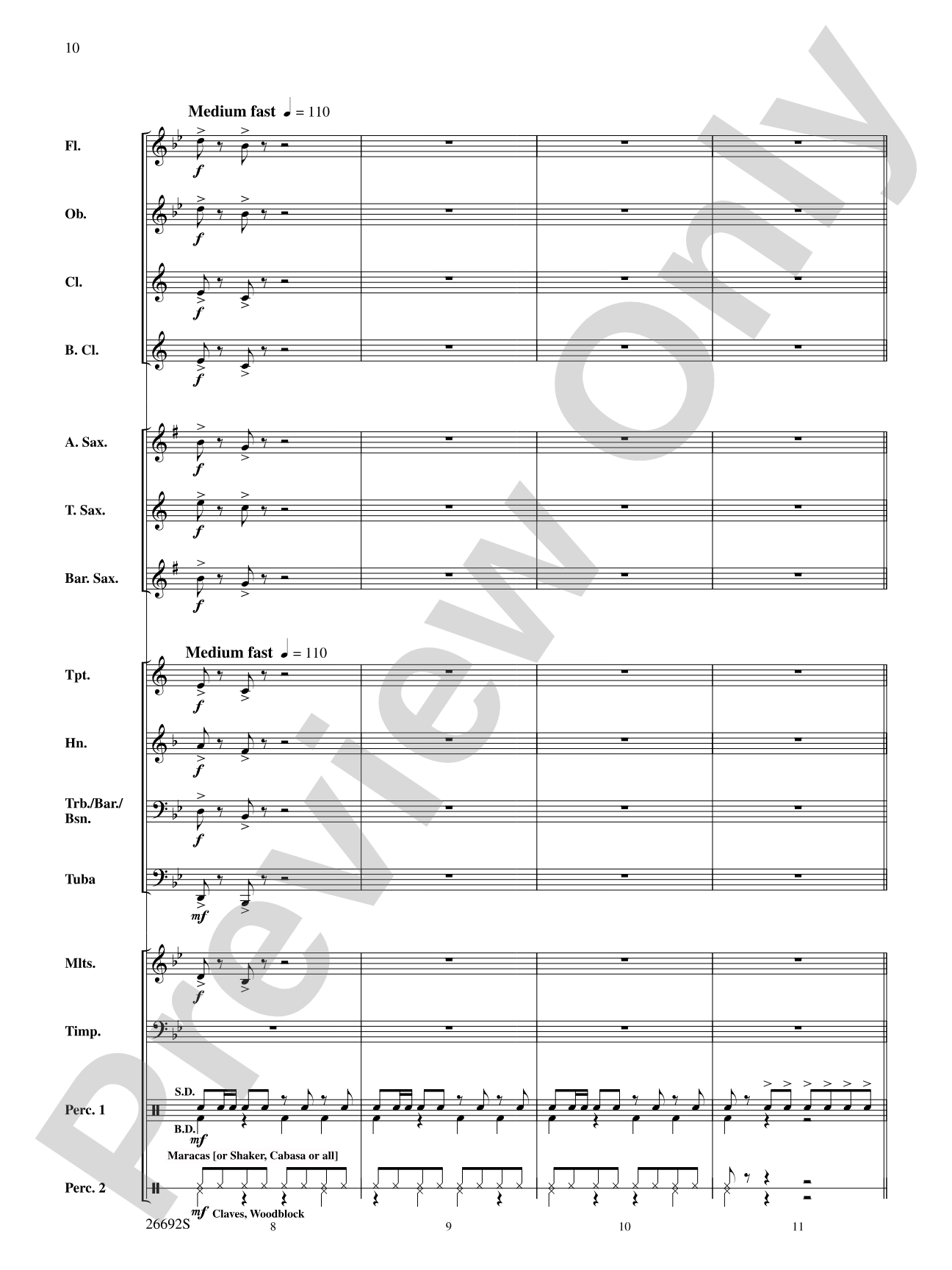 Belwin Beginning Band Kit #3: Concert Band Conductor Score & Parts
