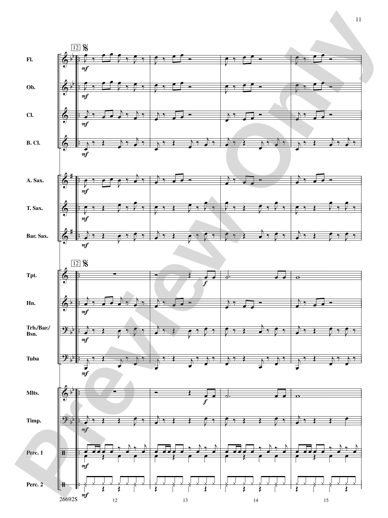 Belwin Beginning Band Kit #3: Concert Band Conductor Score & Parts