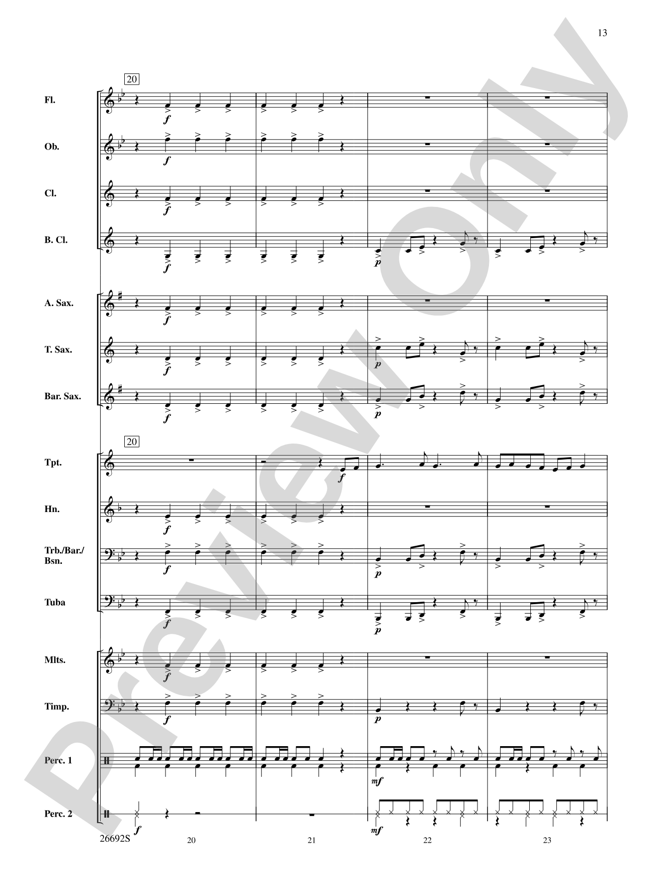 Belwin Beginning Band Kit #3: Concert Band Conductor Score & Parts