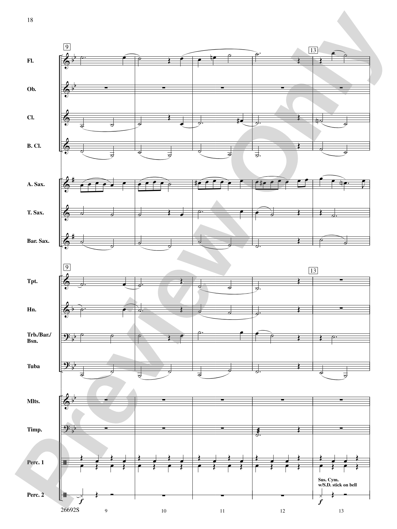 Belwin Beginning Band Kit #3: Concert Band Conductor Score & Parts