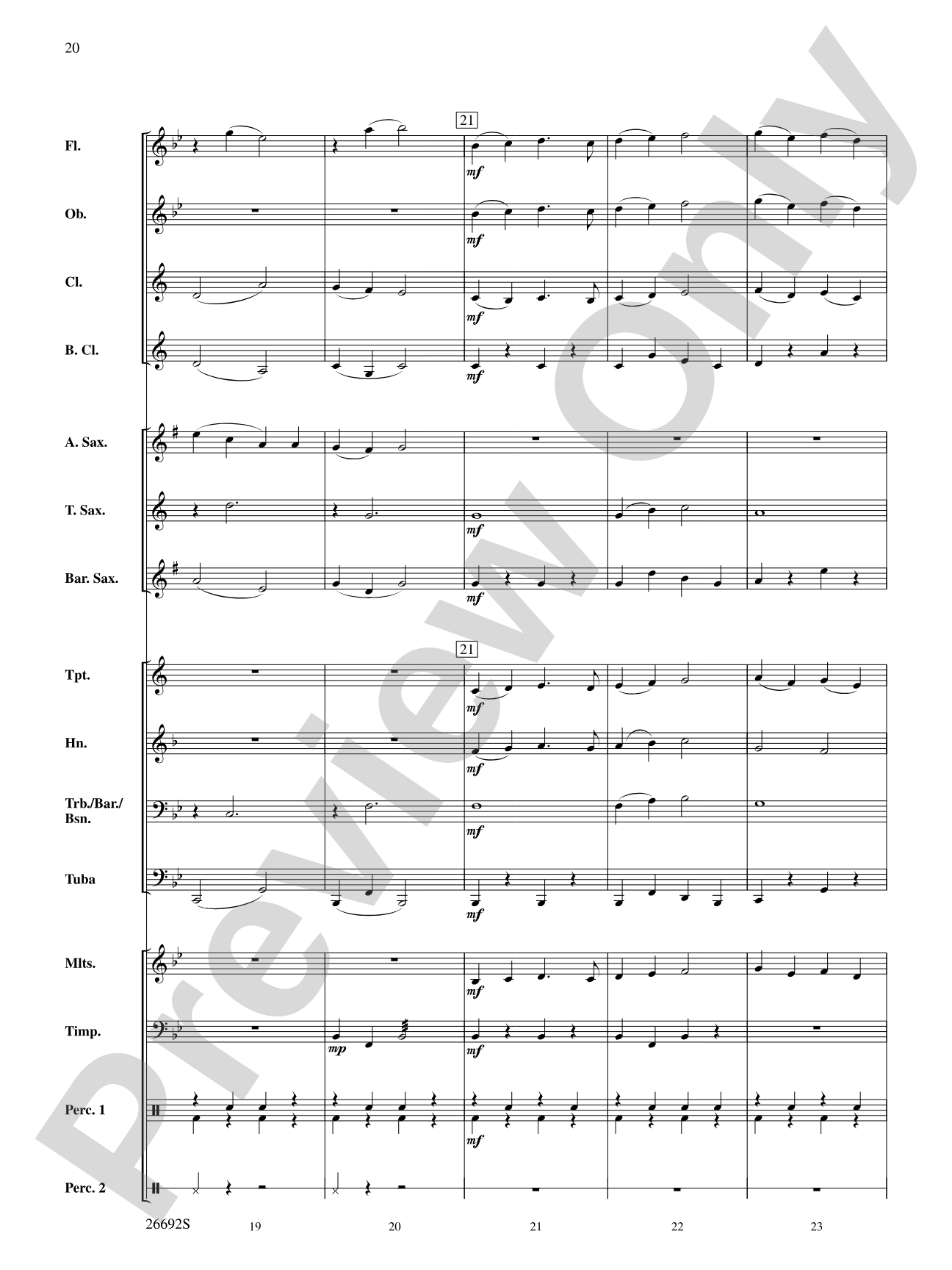 Belwin Beginning Band Kit #3: Concert Band Conductor Score & Parts