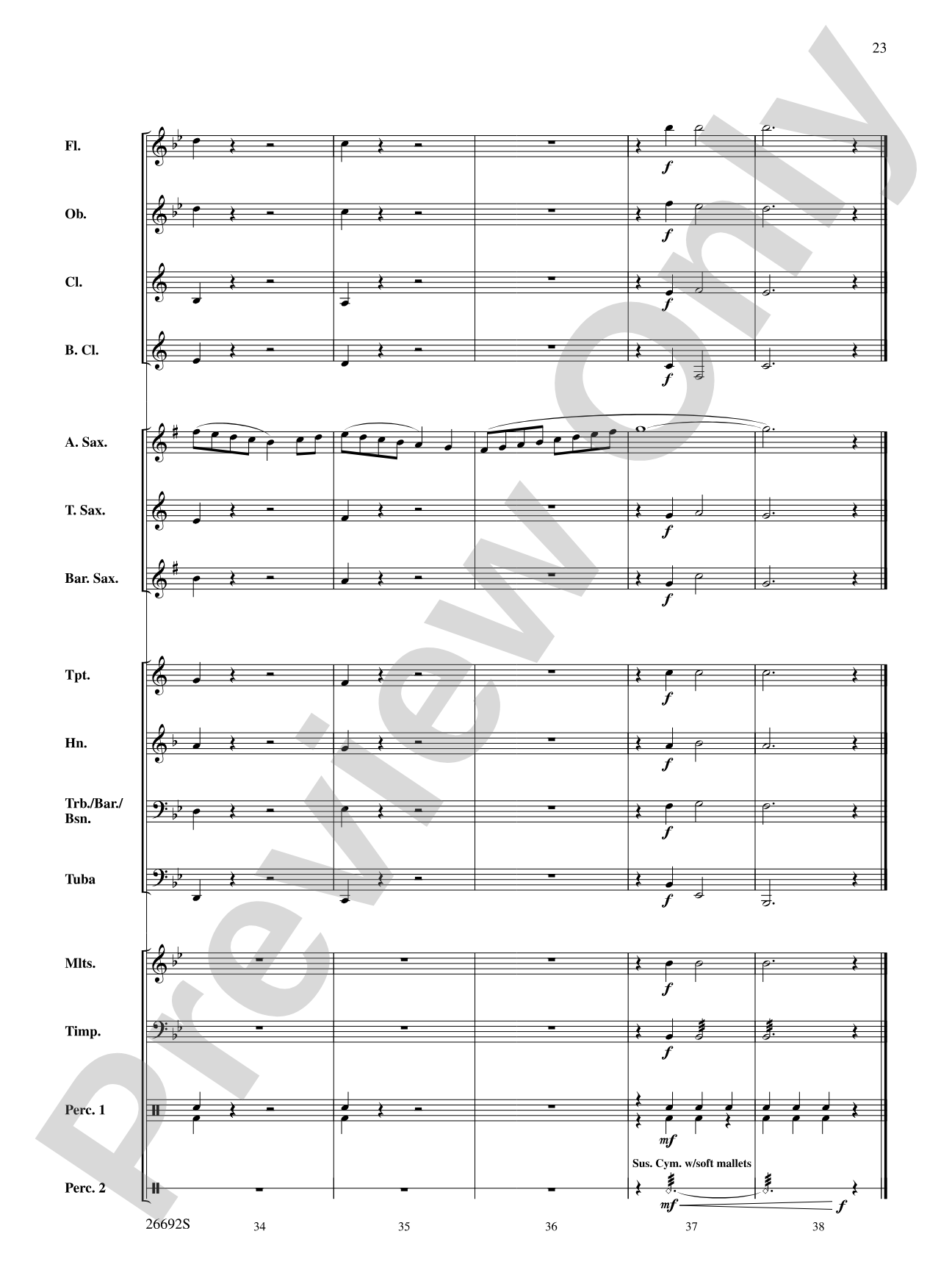 Belwin Beginning Band Kit #3: Concert Band Conductor Score & Parts