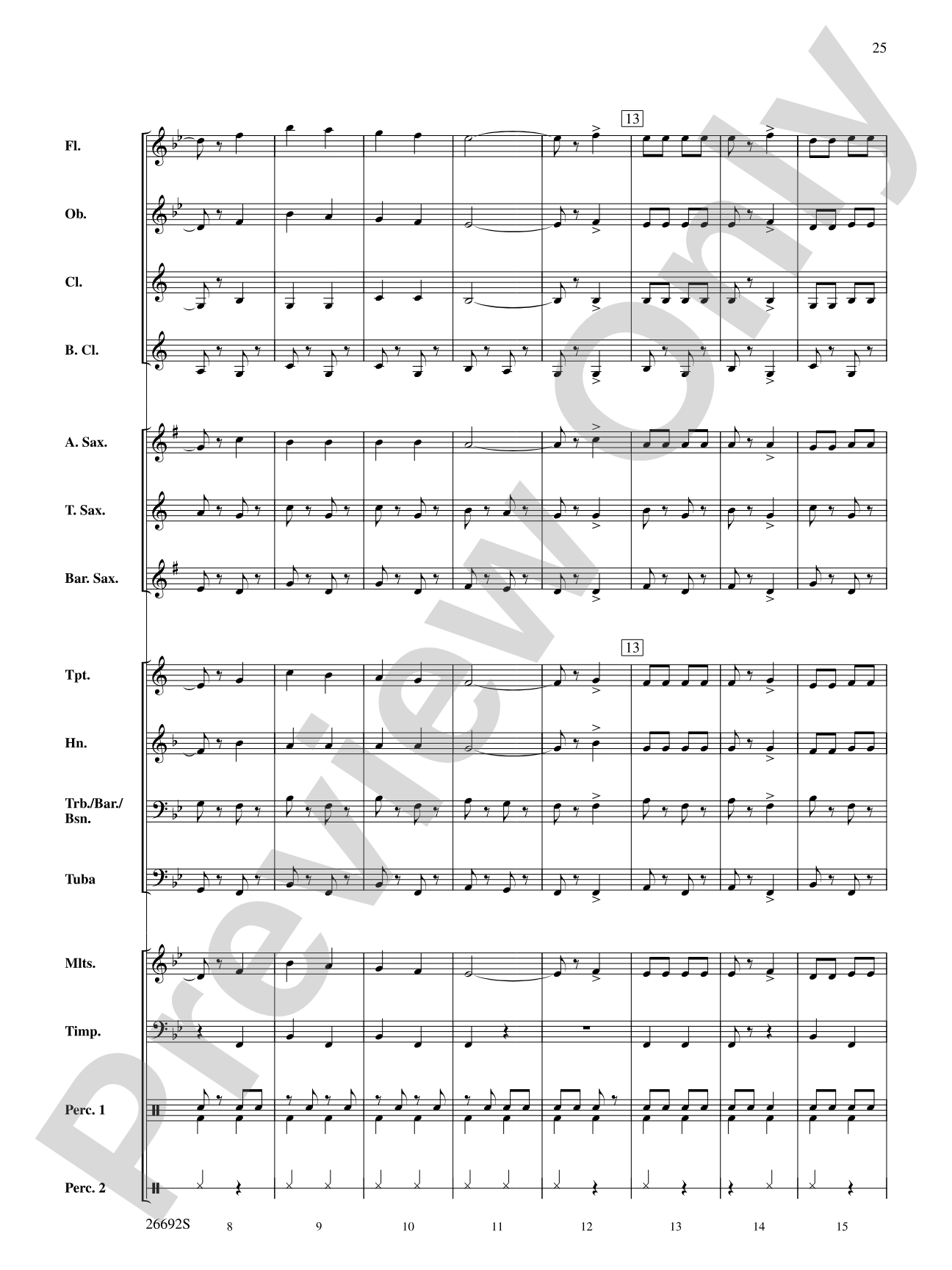 Belwin Beginning Band Kit #3: Concert Band Conductor Score & Parts