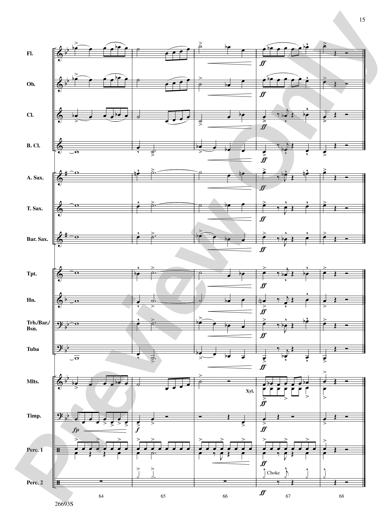 Strange Pursuit: Concert Band Conductor Score & Parts