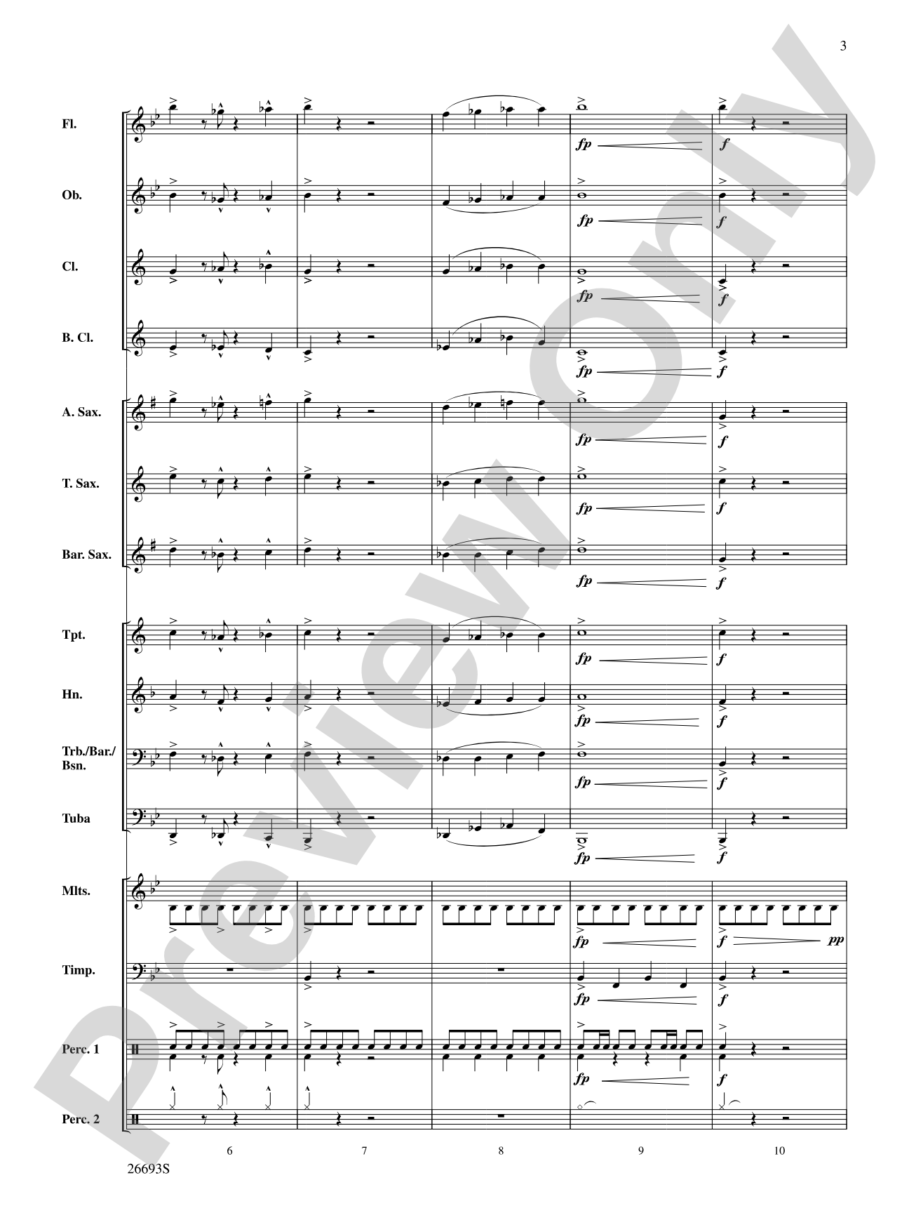 Strange Pursuit: Concert Band Conductor Score & Parts