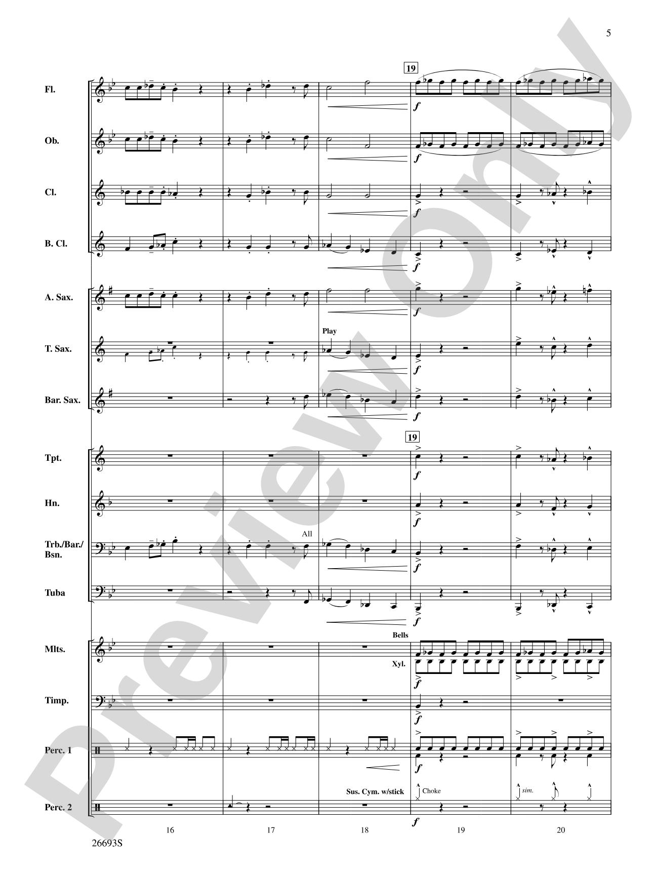 Strange Pursuit: Concert Band Conductor Score & Parts