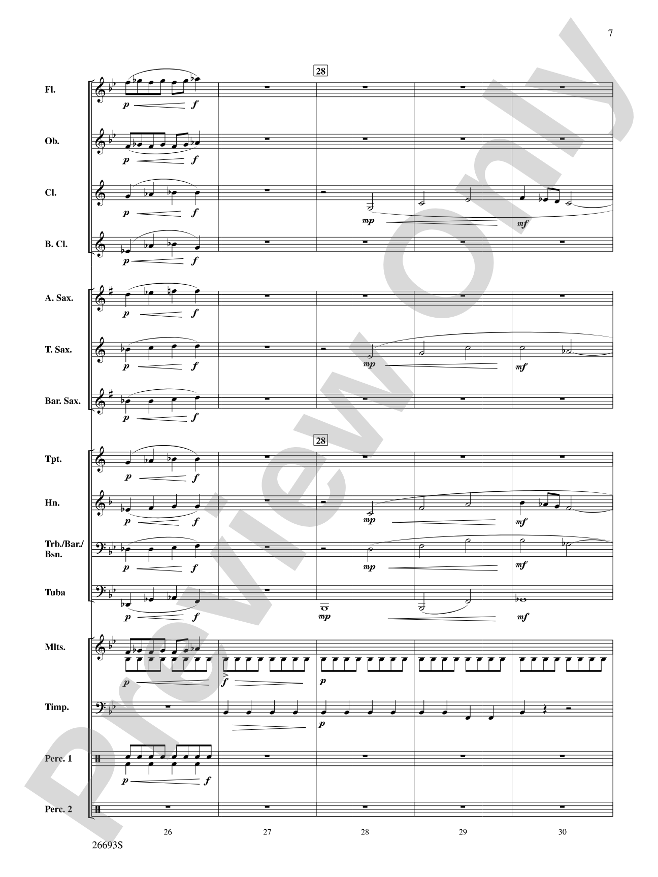 Strange Pursuit: Concert Band Conductor Score & Parts