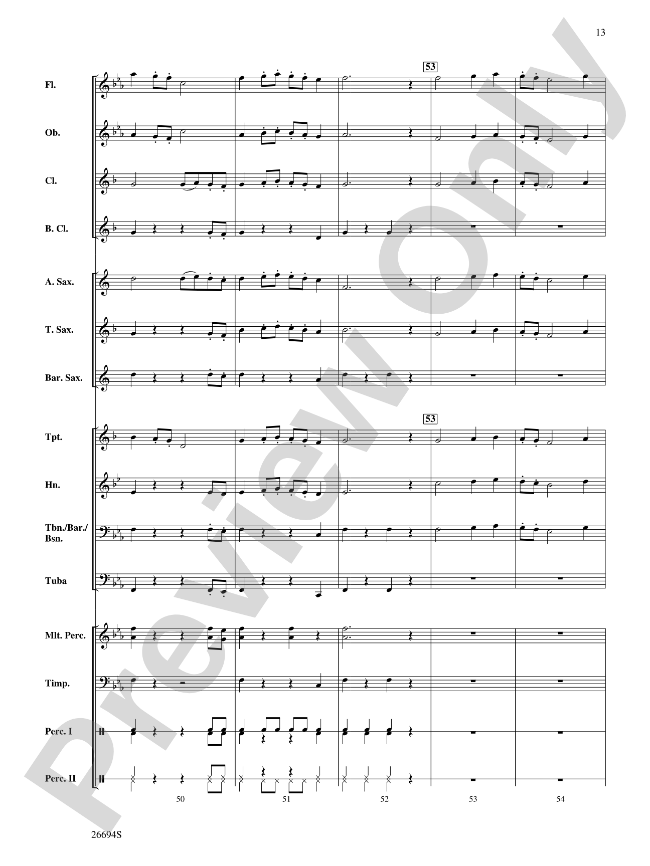 Rock of Gibraltar: Concert Band Conductor Score & Parts