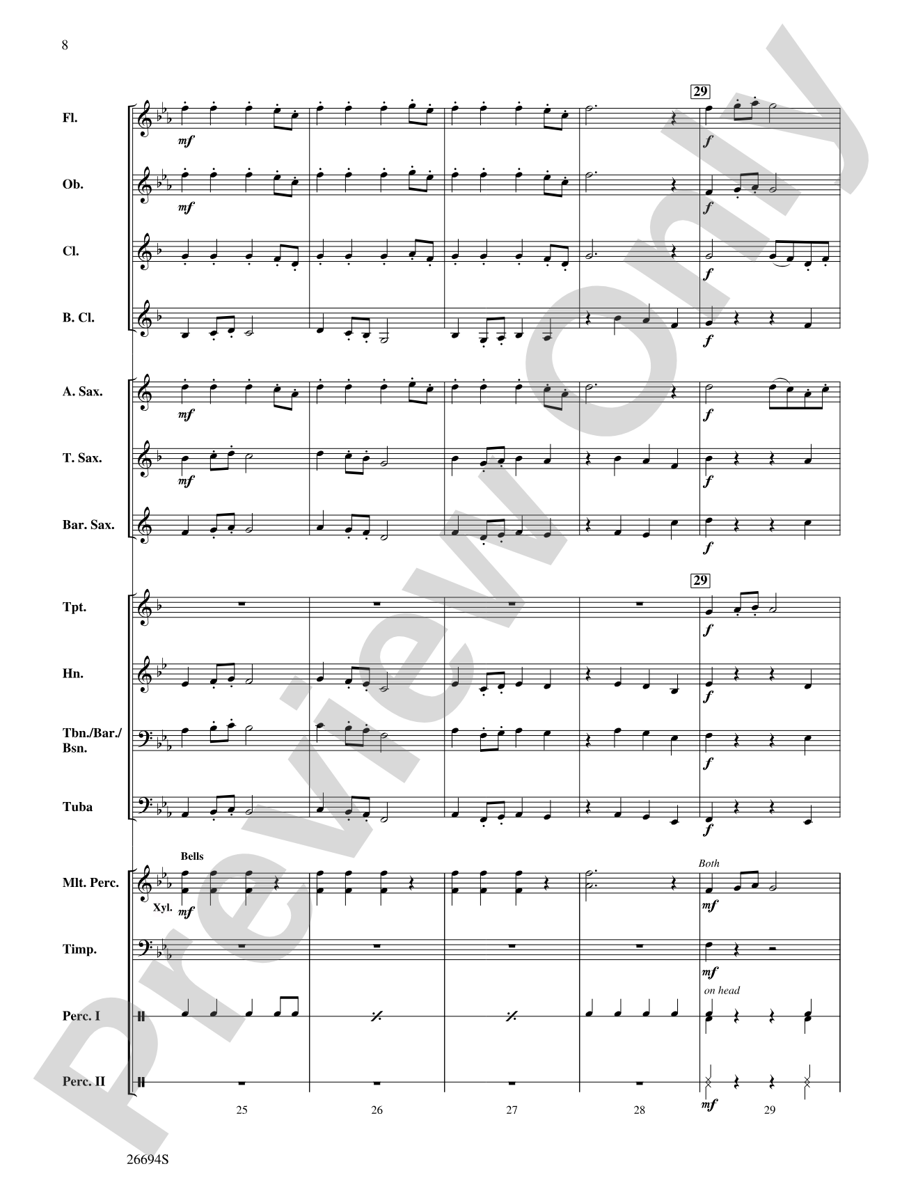 Rock of Gibraltar: Concert Band Conductor Score & Parts