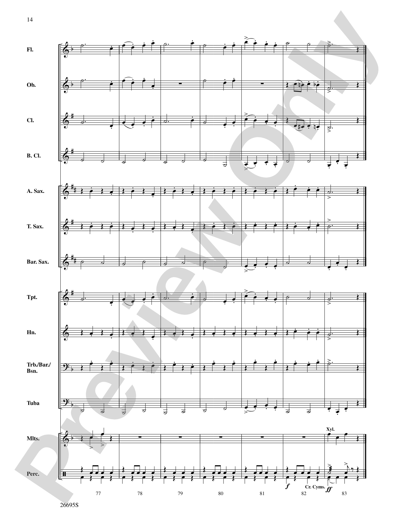 March Jubilante: Concert Band Conductor Score & Parts