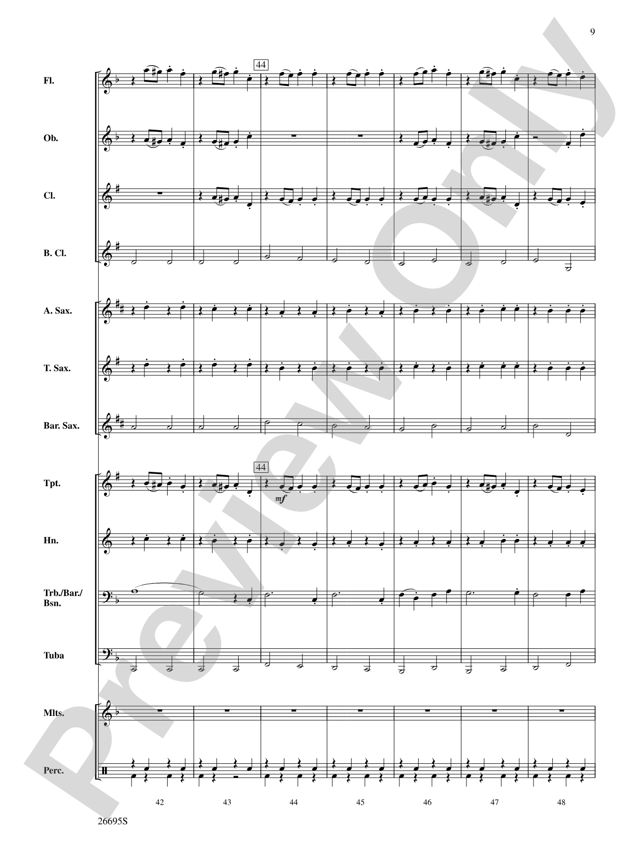 March Jubilante: Concert Band Conductor Score & Parts
